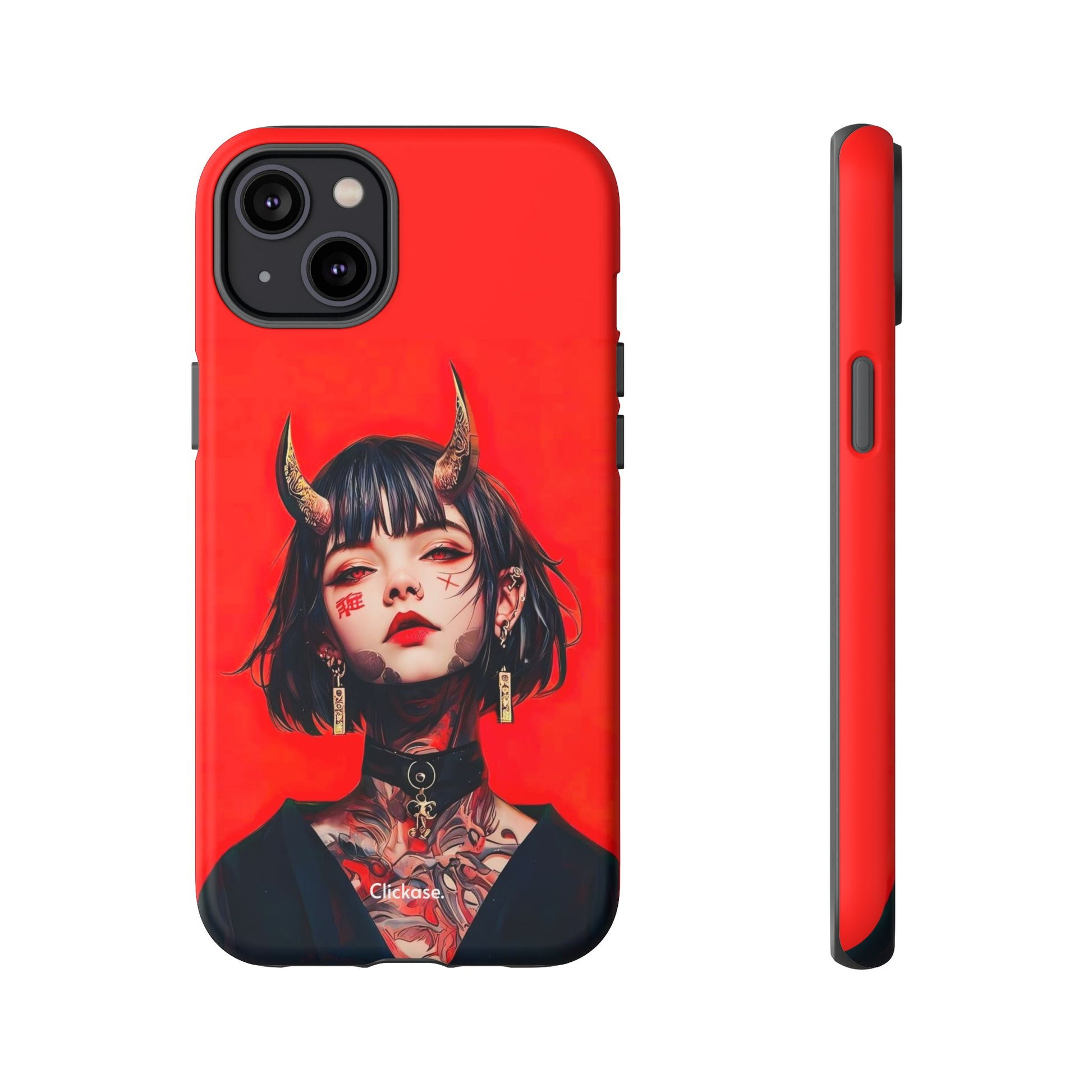 Stylish Phone Case with Edgy Design, Unique Phone Cover, Gothic Aesthetic Accessories, Trendy Cell Phone Case, Perfect Gift for Teens by