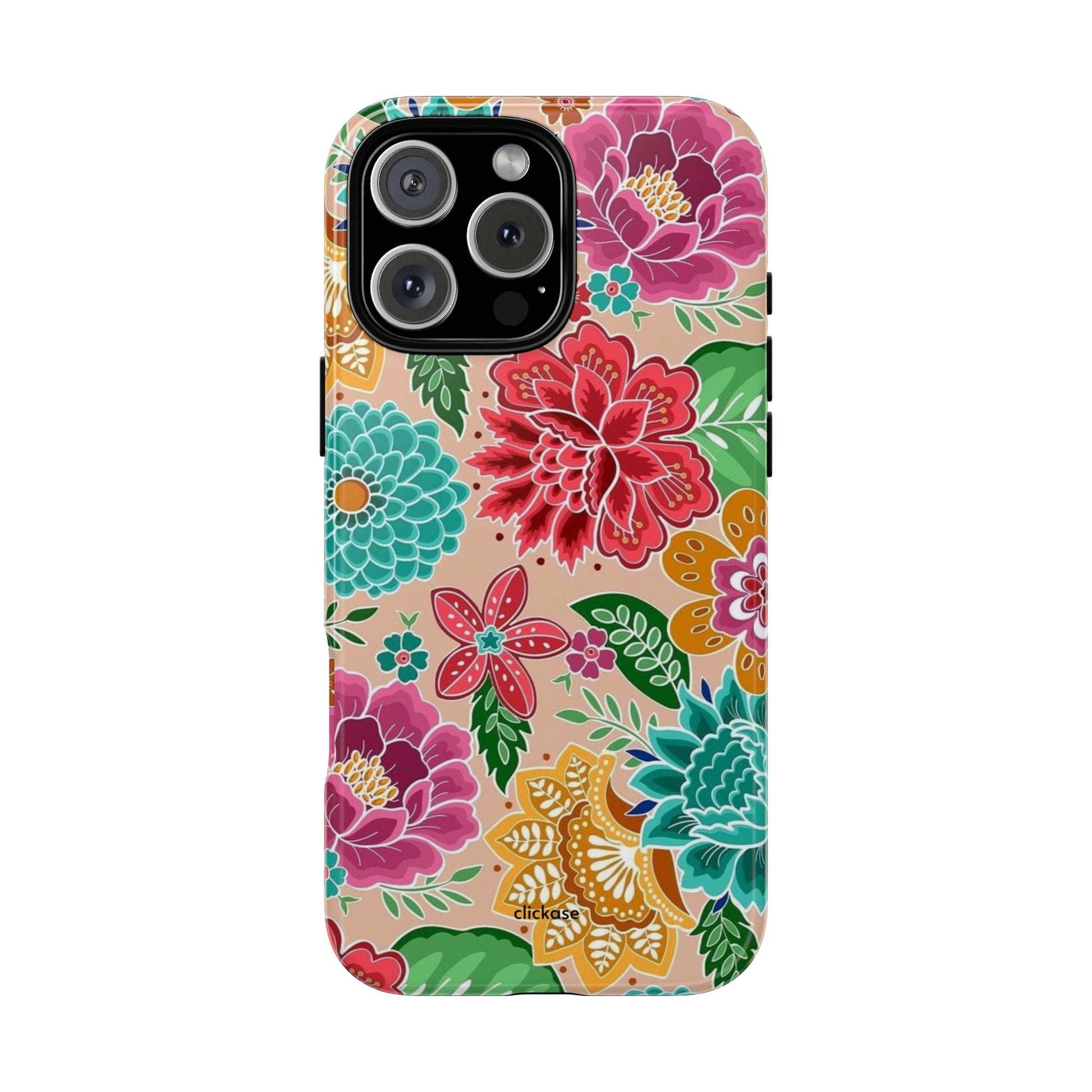 Cute Floral Design Tough Phone Case by