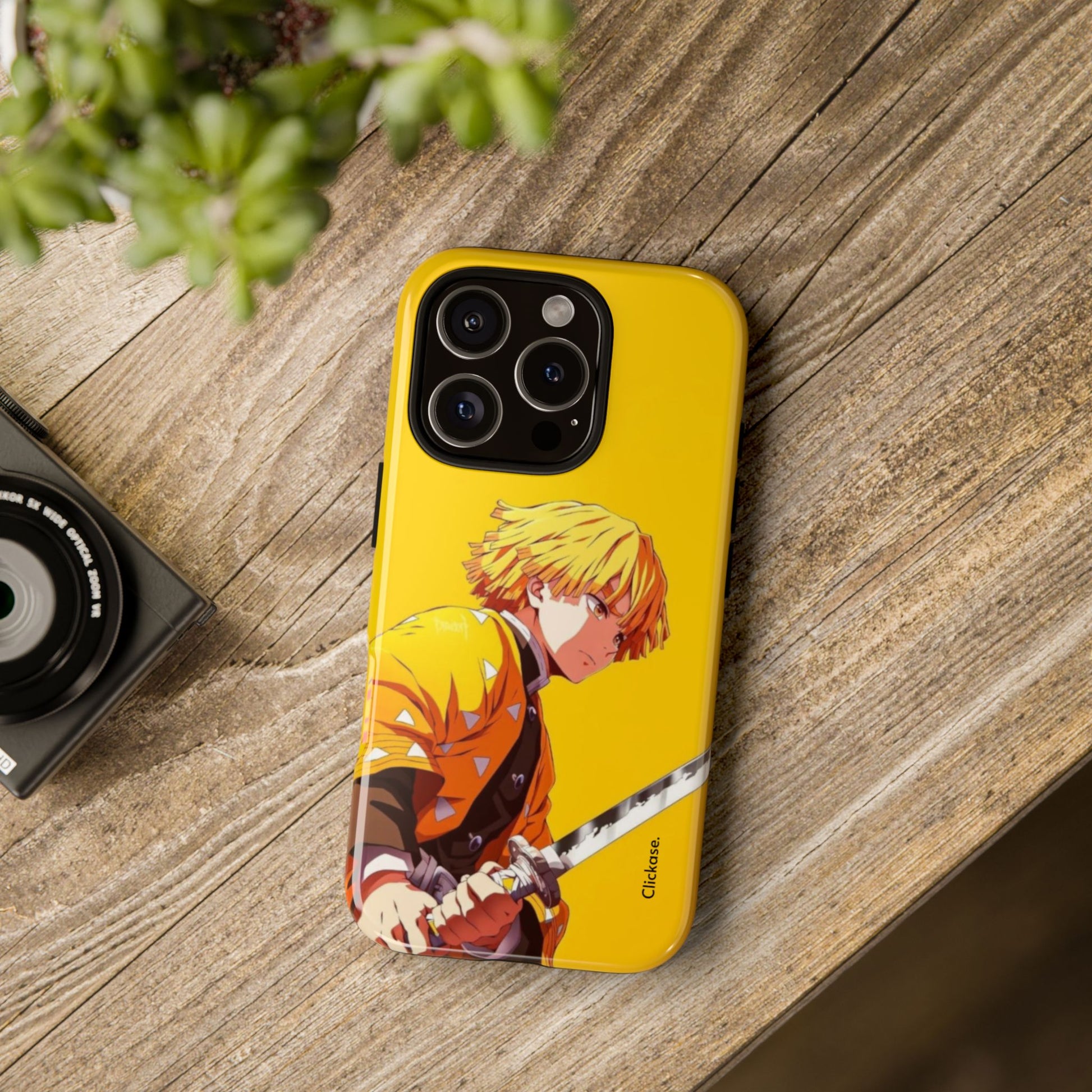 Zenitsu Agatsuma – Thunder Breathing Lightning Strike Tough Phone Case by