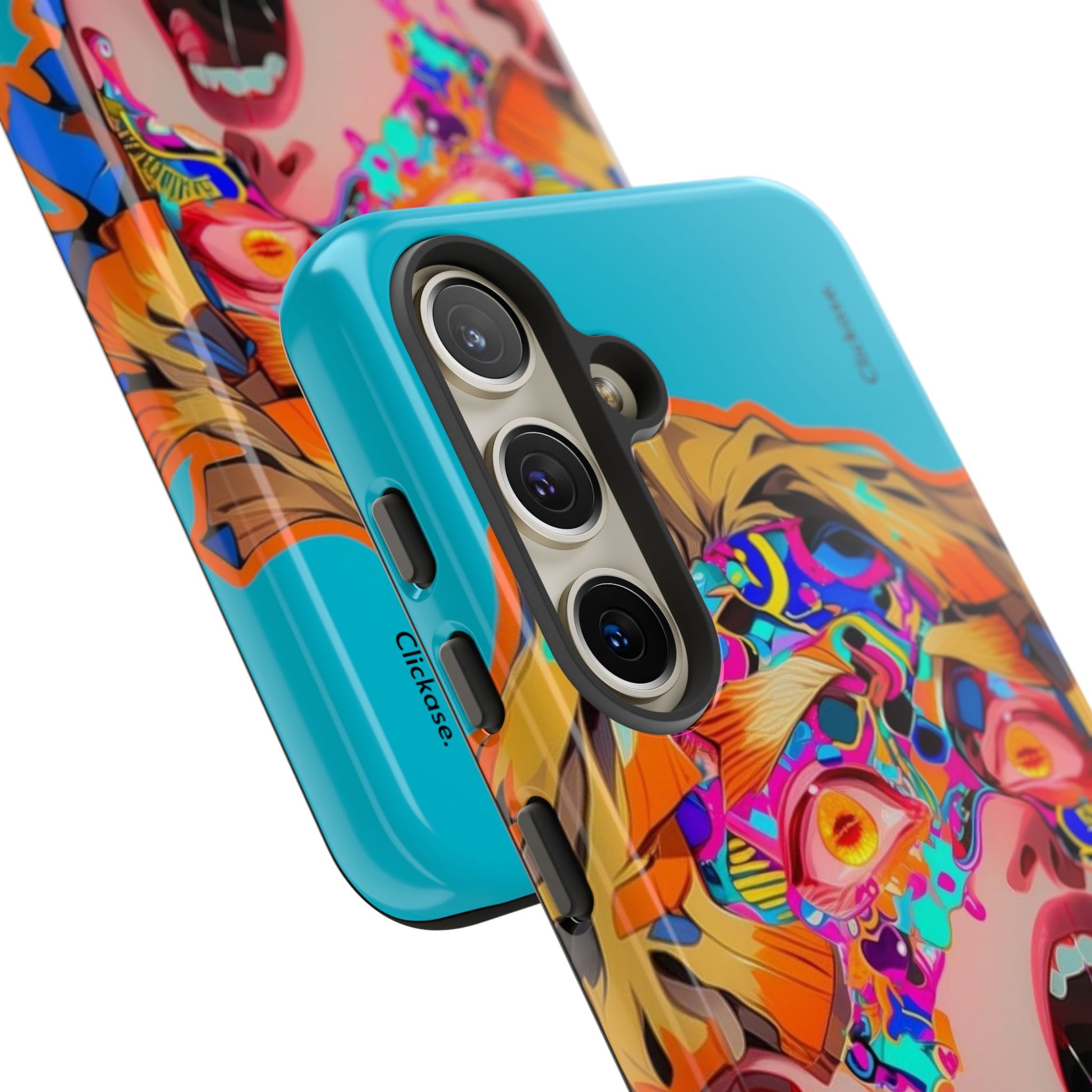 Zenitsu Agatsuma – Neon Thunder Pop Art Tough Phone Case by