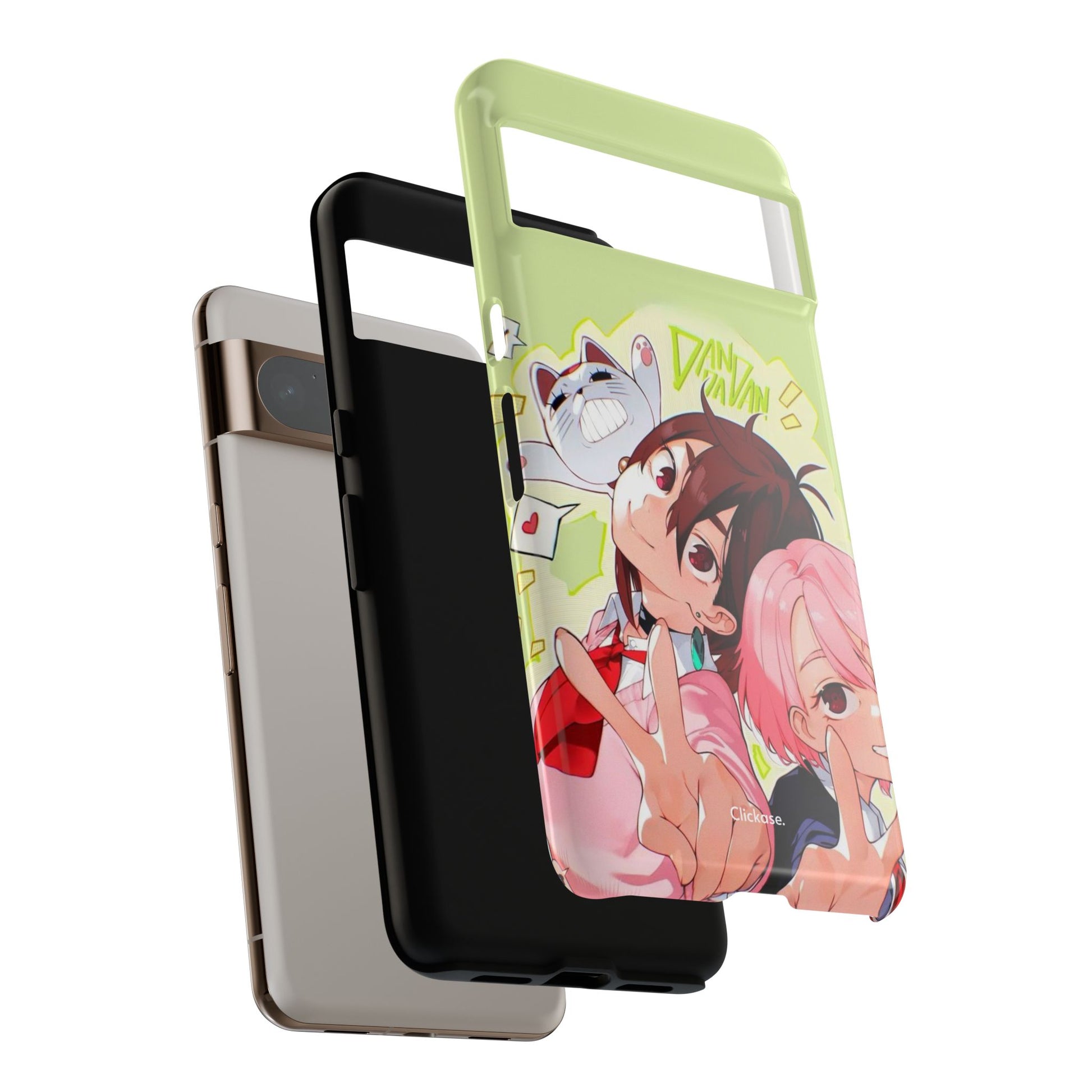 Momo & Aira - Dan Da Dan Tough Phone CasePhone CaseClickase®Momo & Aira