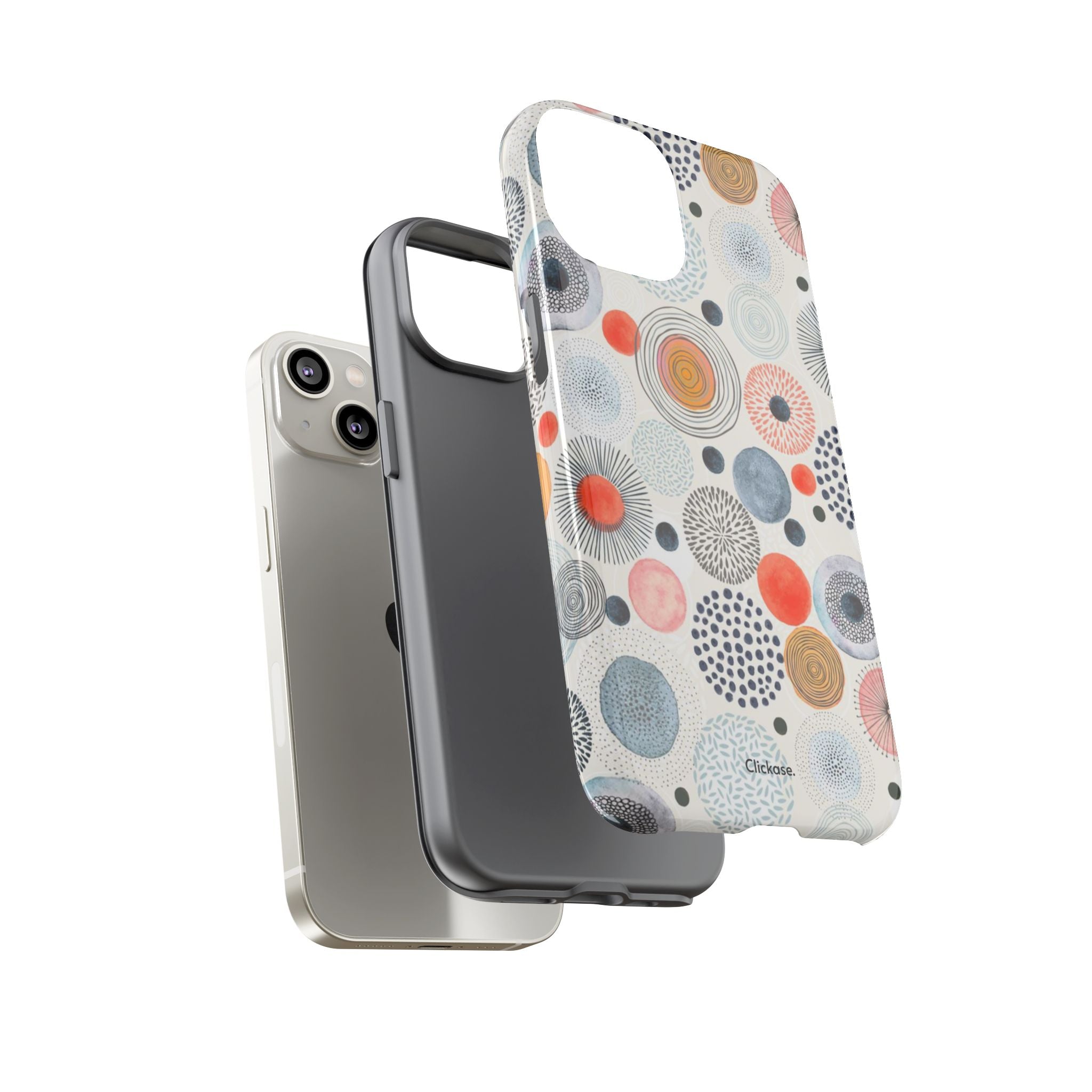 Colorful Abstract Tough Phone Case by