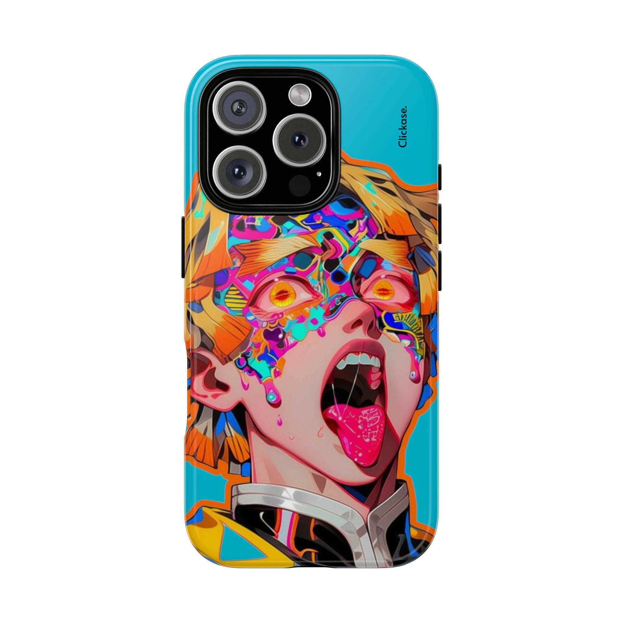 Zenitsu Agatsuma – Neon Thunder Pop Art Tough Phone Case by