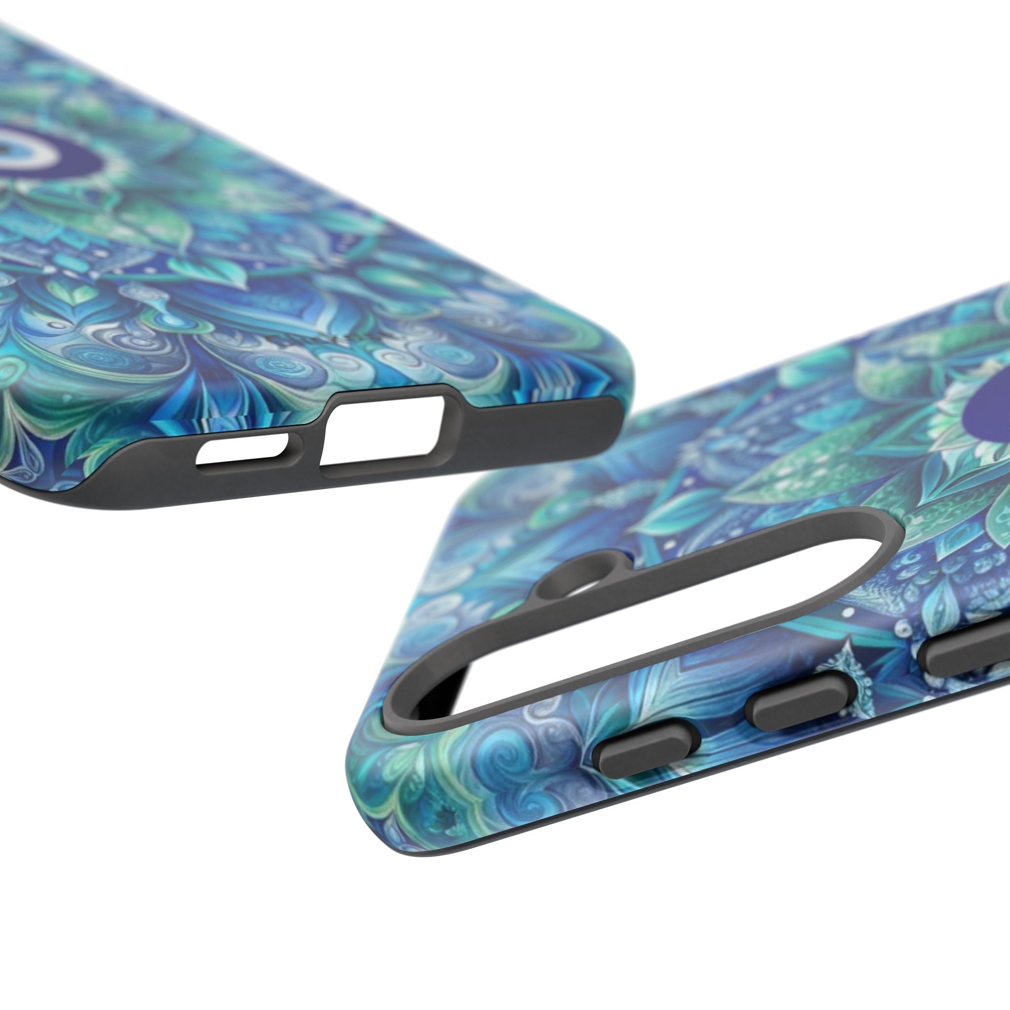 Mandala Design Blue Eye Pattern Tough Phone Case by