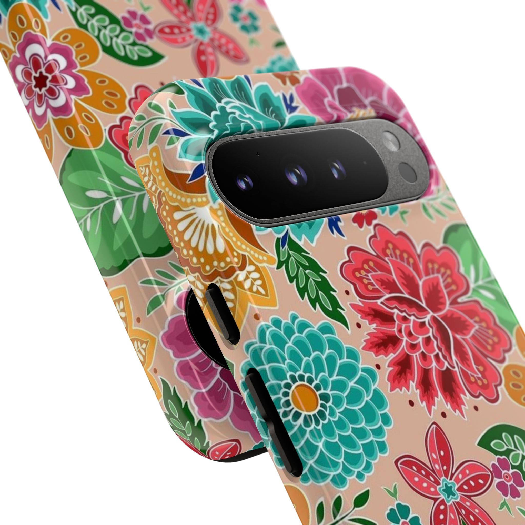 Cute Floral Design Tough Phone Case by