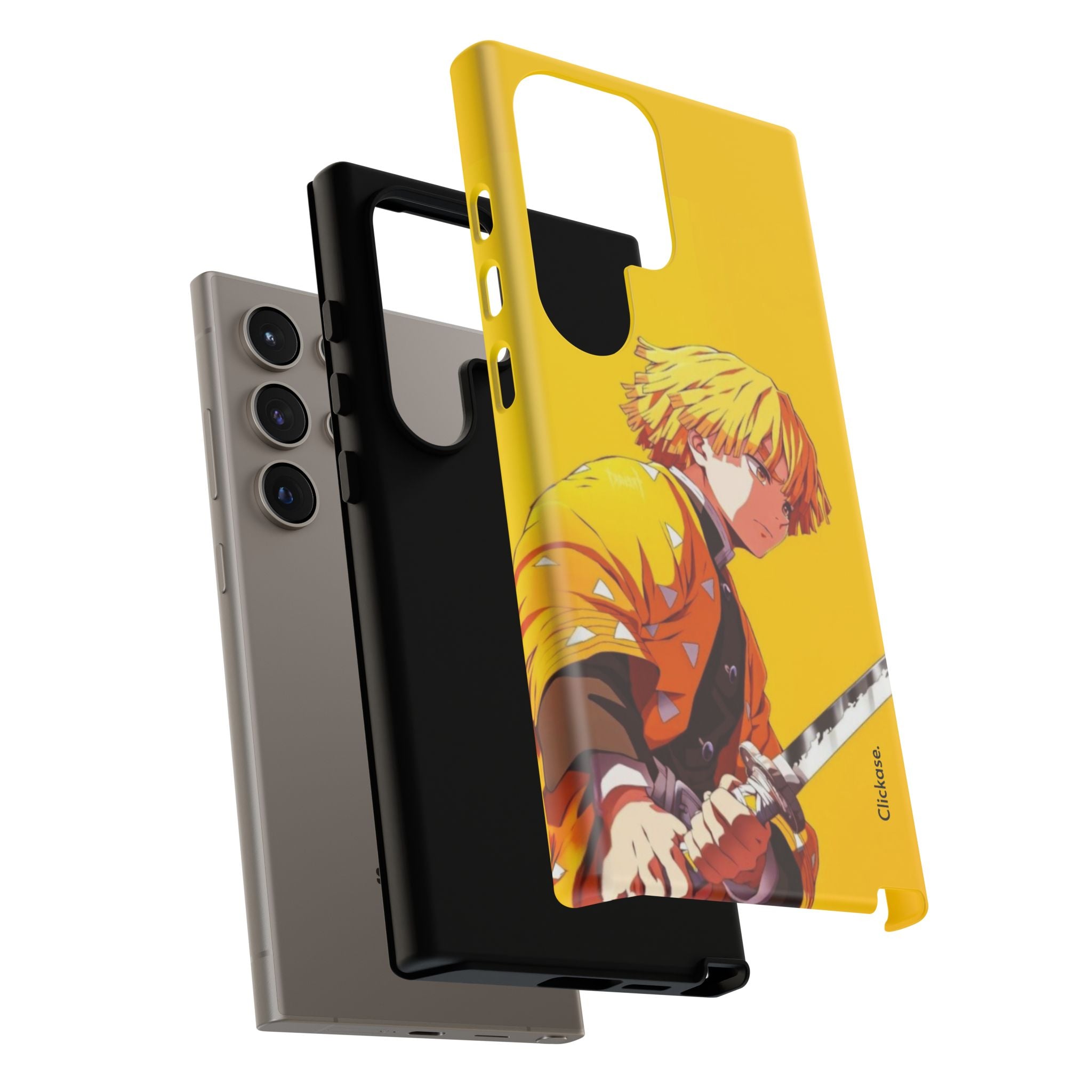 Zenitsu Agatsuma – Thunder Breathing Lightning Strike Tough Phone Case by