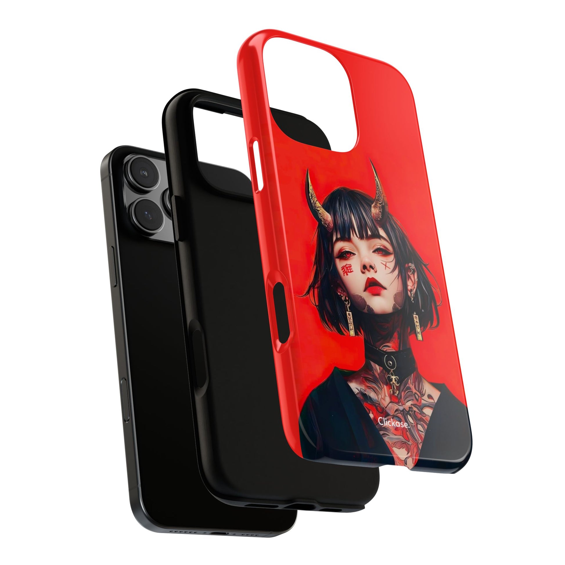 Stylish Phone Case with Edgy Design, Unique Phone Cover, Gothic Aesthetic Accessories, Trendy Cell Phone Case, Perfect Gift for Teens by