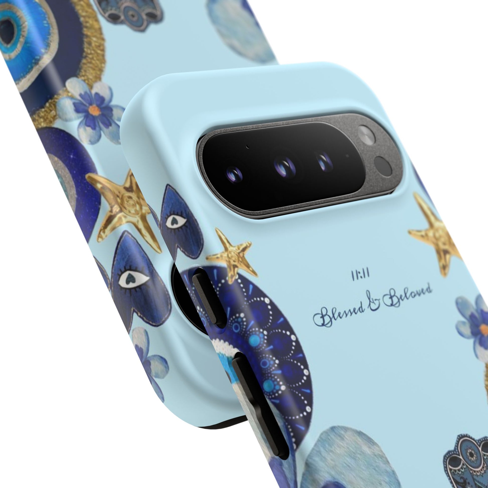 Hamsa Ocean-Inspired Tough Phone Case by