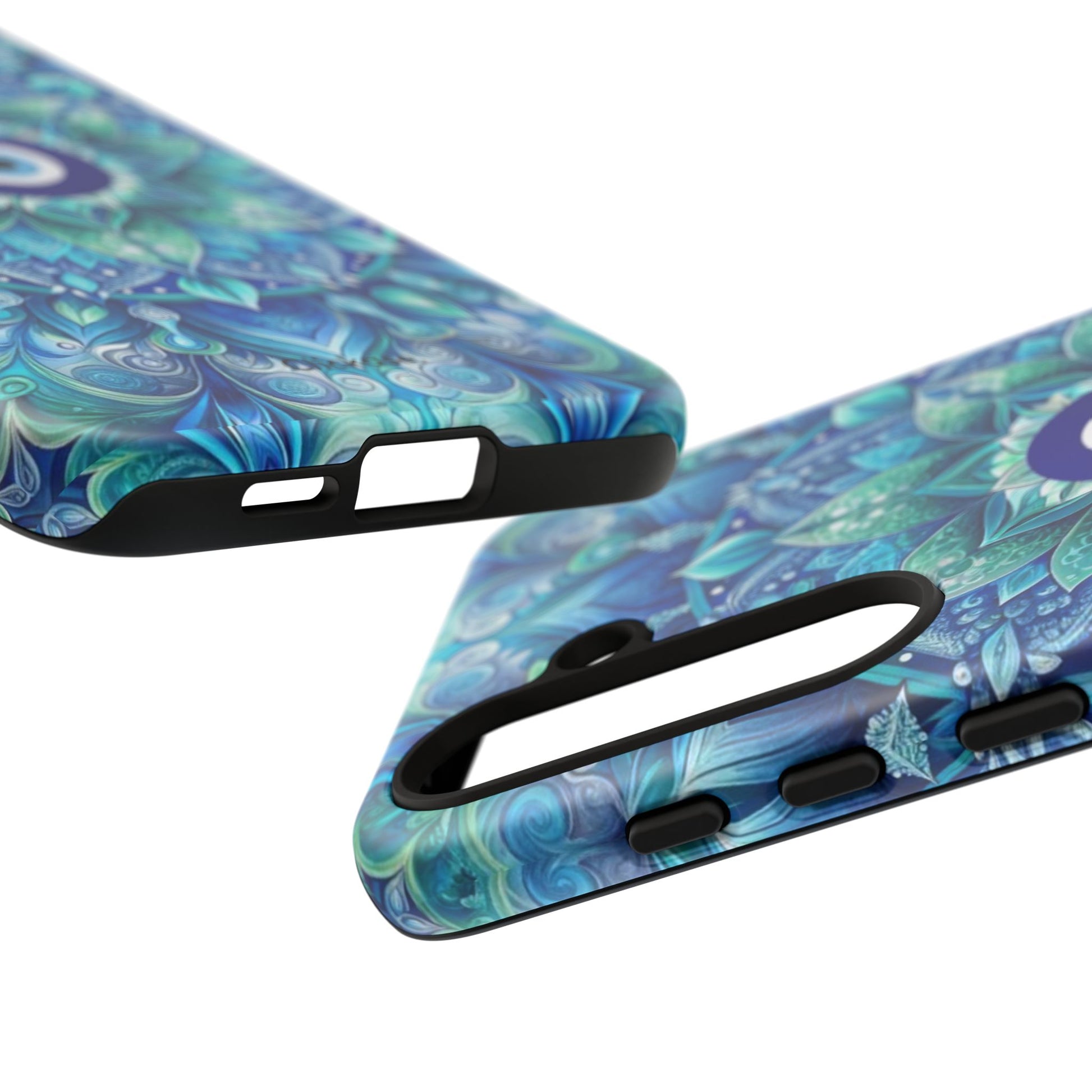 Mandala Design Blue Eye Pattern Tough Phone Case by
