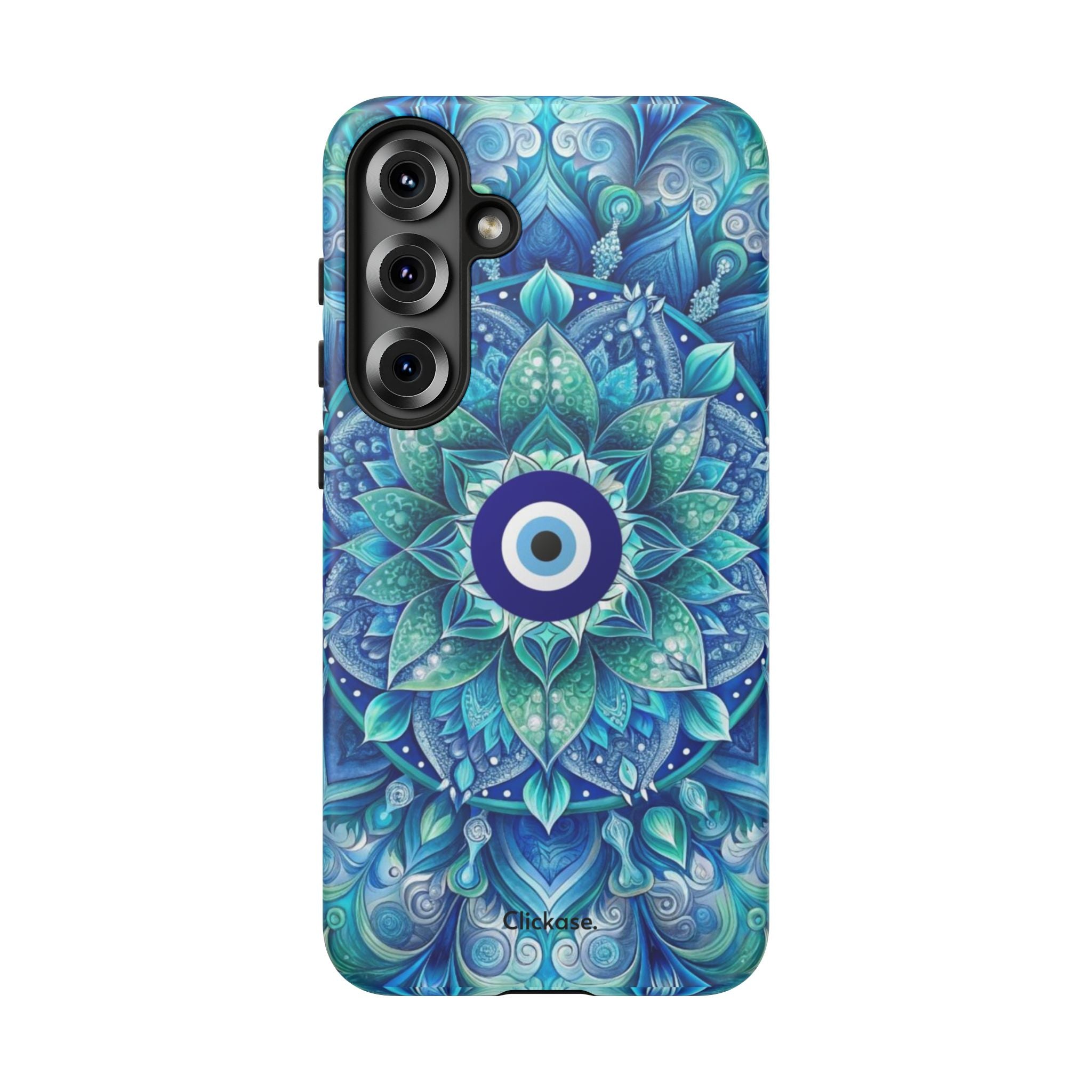 Mandala Design Blue Eye Pattern Tough Phone Case by