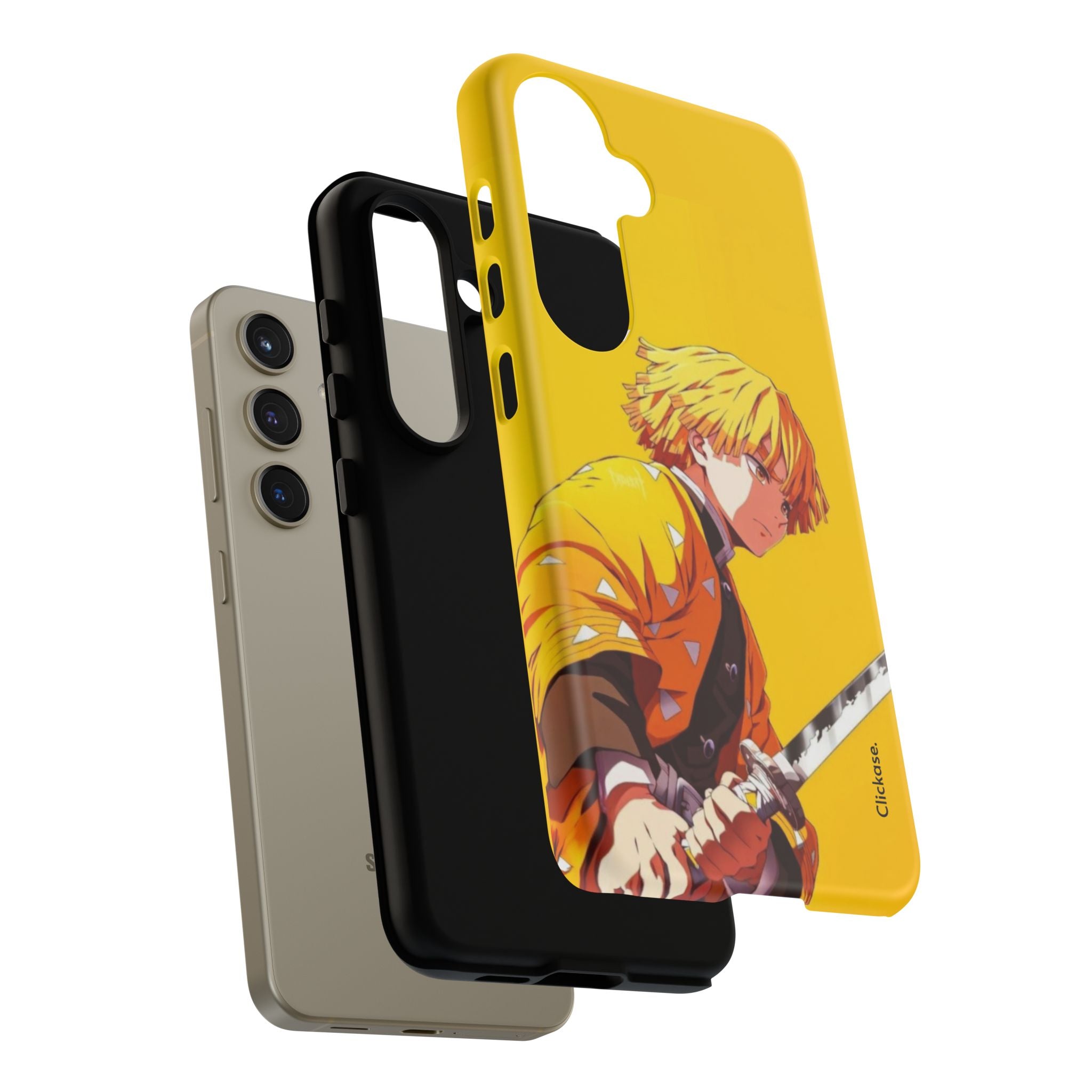 Zenitsu Agatsuma – Thunder Breathing Lightning Strike Tough Phone Case by