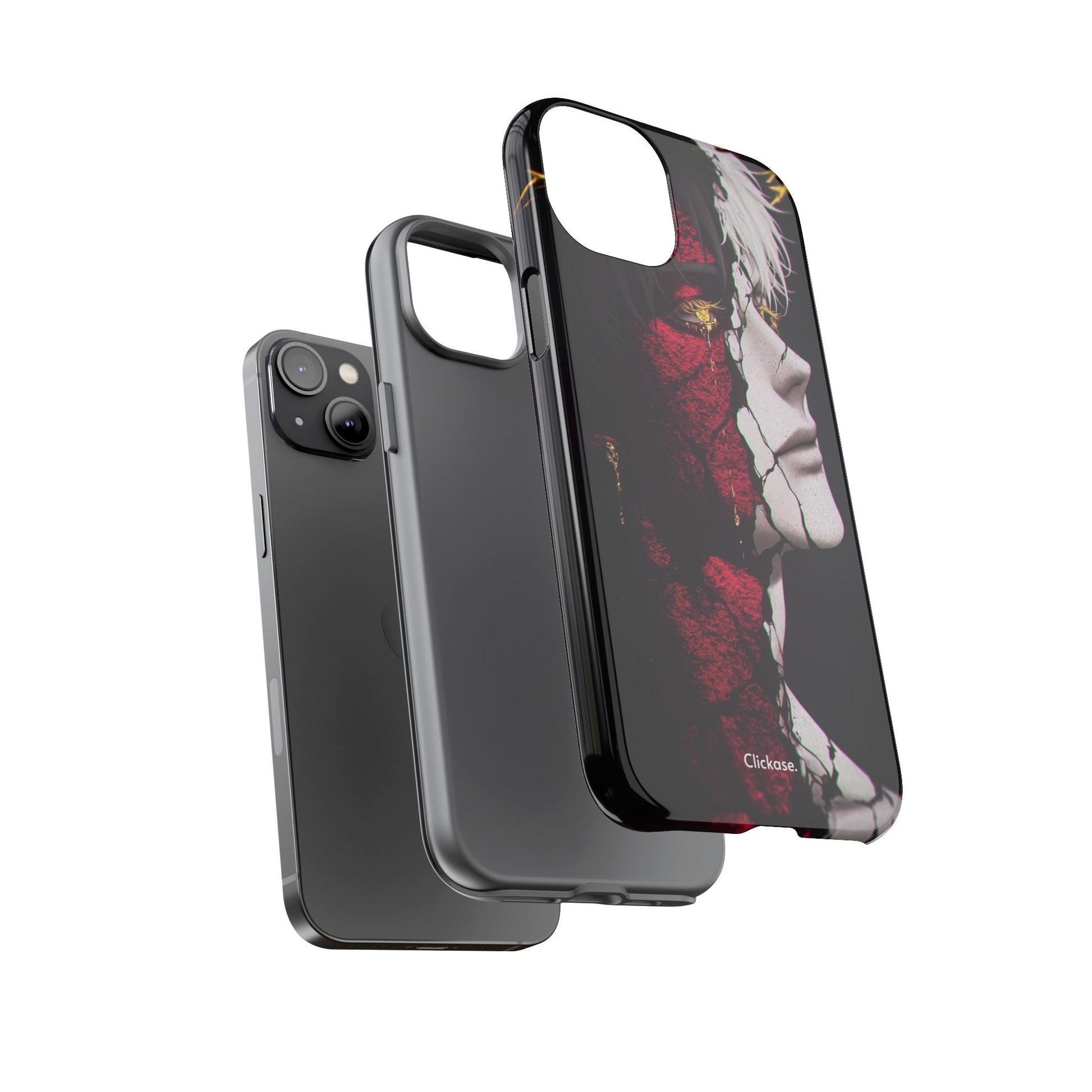 Duality Split Face Anime - Tough Phone Case by