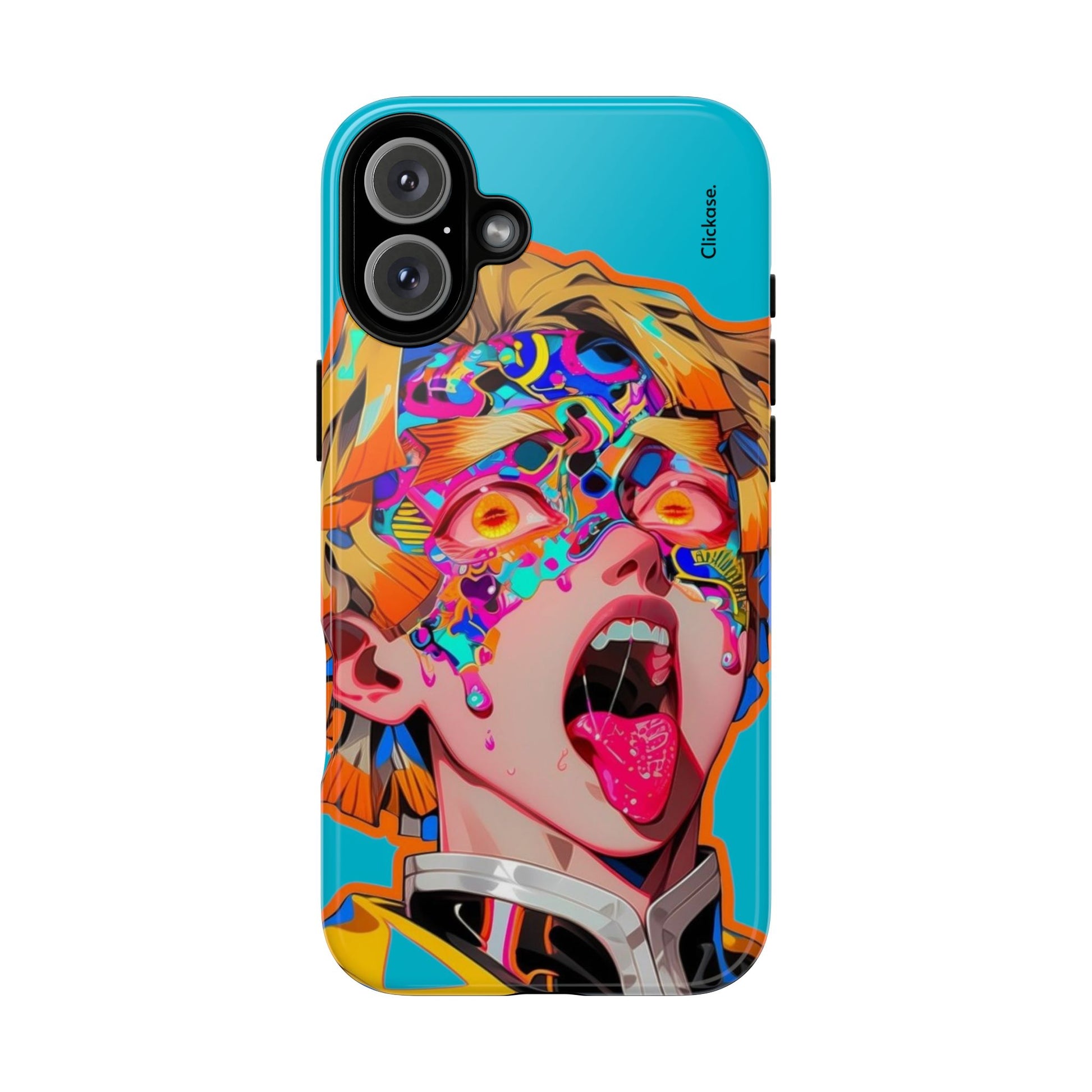 Zenitsu Agatsuma – Neon Thunder Pop Art Tough Phone Case by