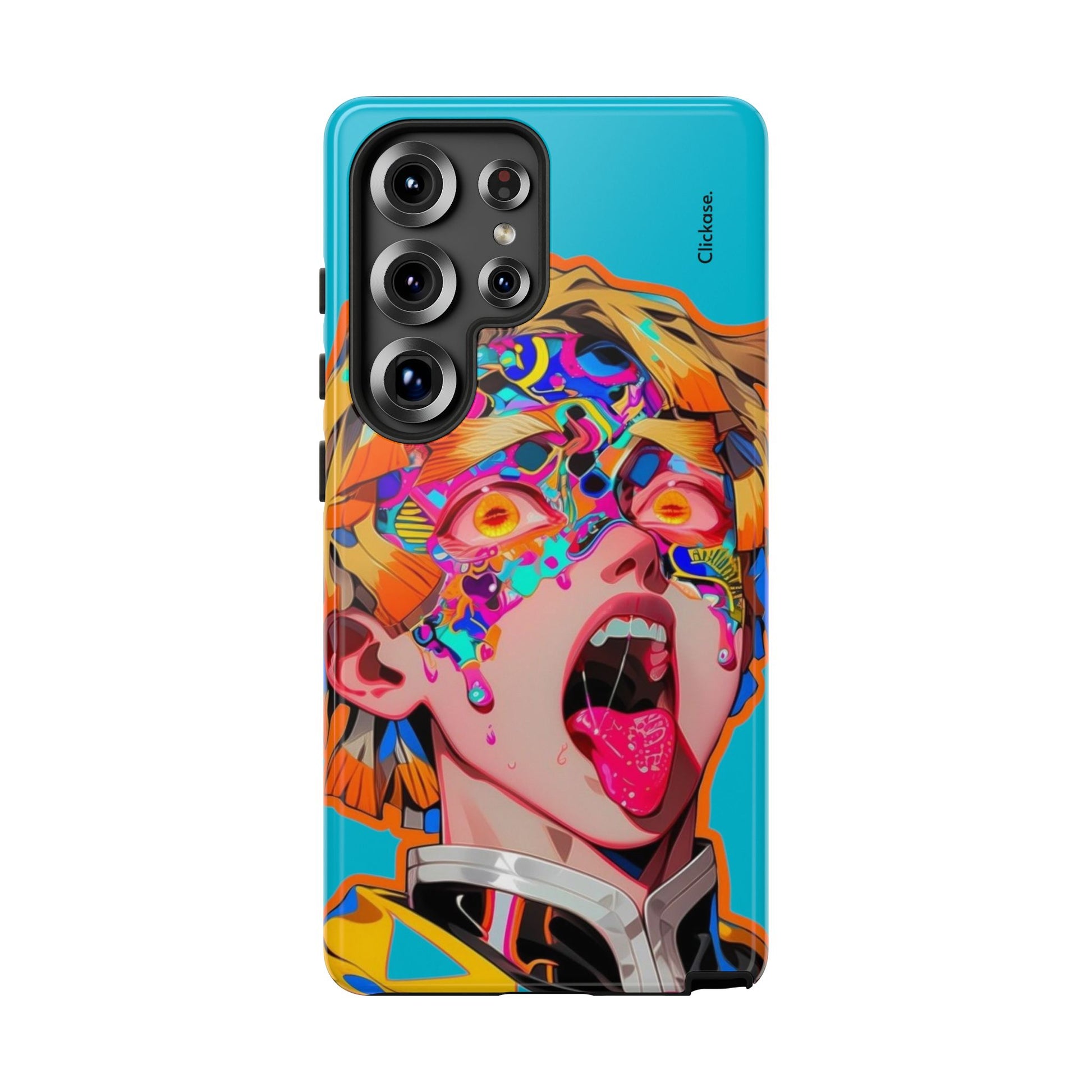 Zenitsu Agatsuma – Neon Thunder Pop Art Tough Phone Case by