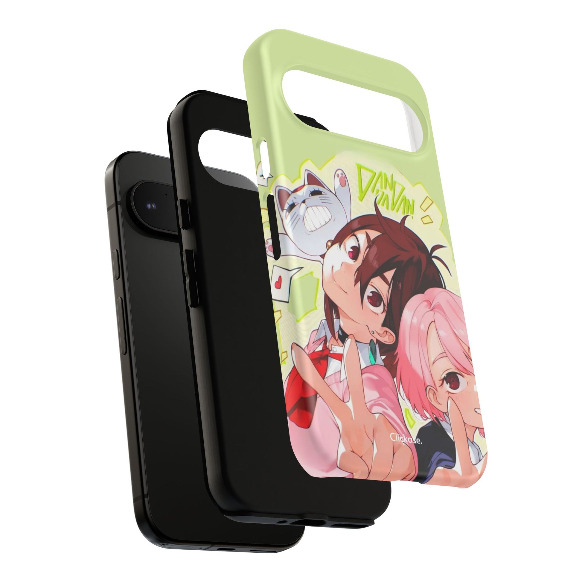 Momo & Aira - Dan Da Dan Tough Phone CasePhone CaseClickase®Momo & Aira