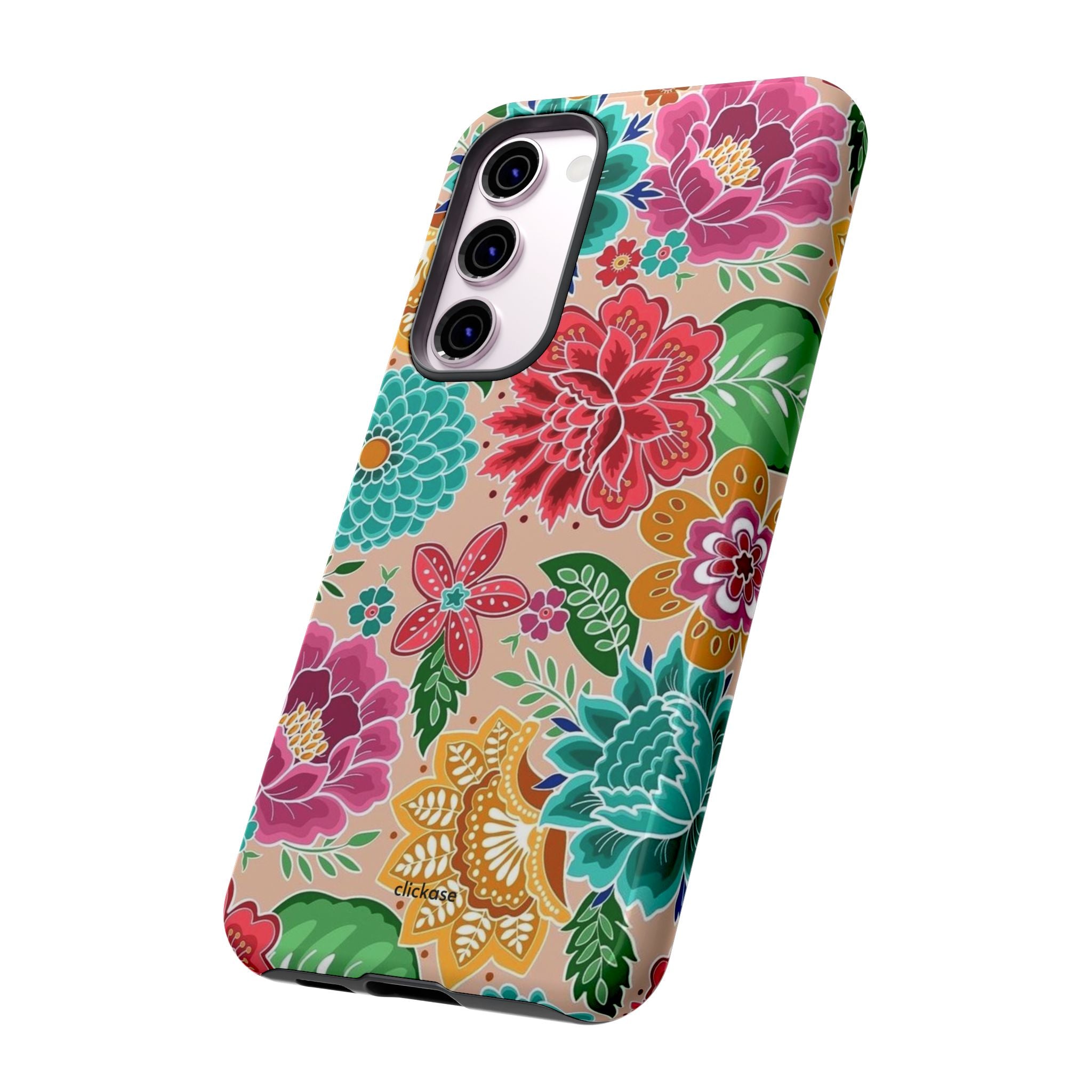 Cute Floral Design Tough Phone Case by