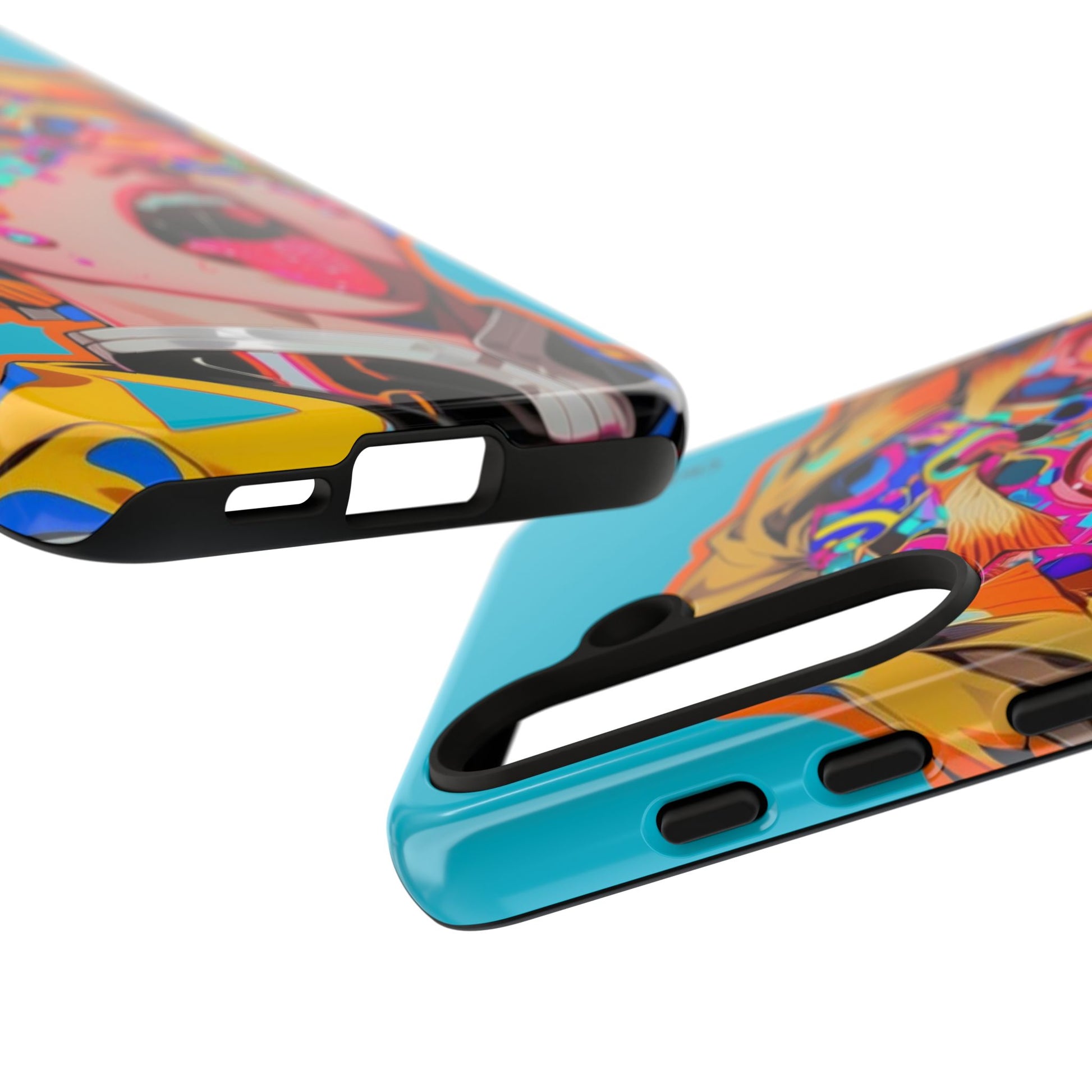 Zenitsu Agatsuma – Neon Thunder Pop Art Tough Phone Case by