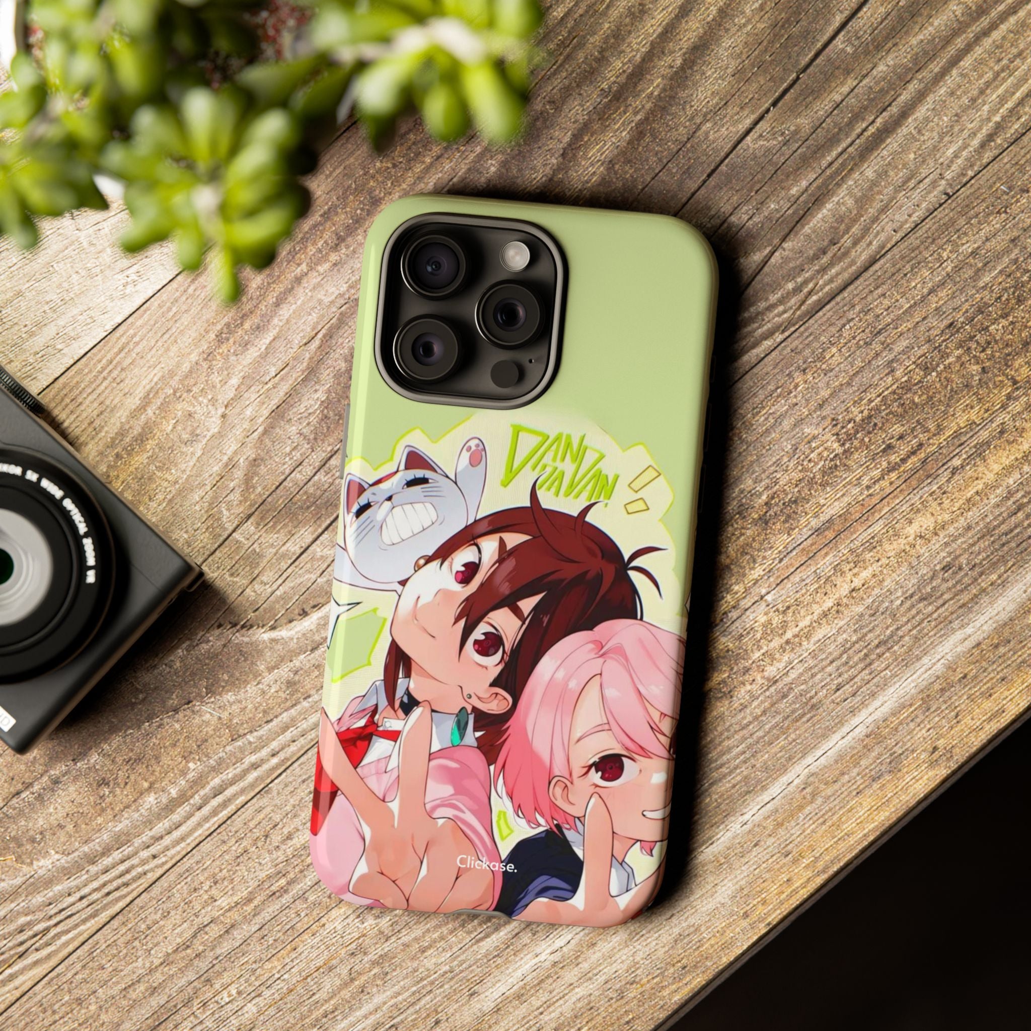 Momo & Aira - Dan Da Dan Tough Phone CasePhone CaseClickase®Momo & Aira