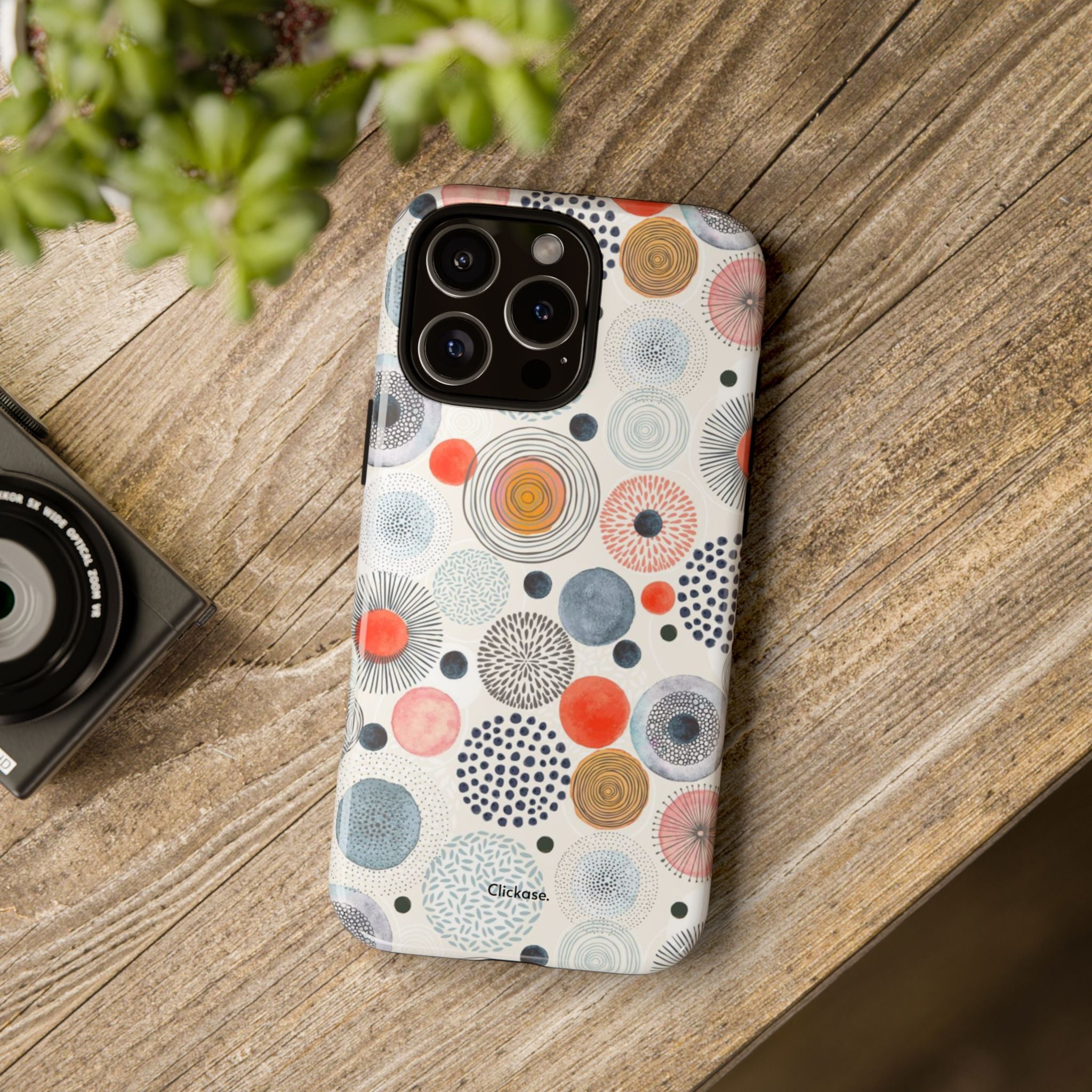 Colorful Abstract Tough Phone Case by