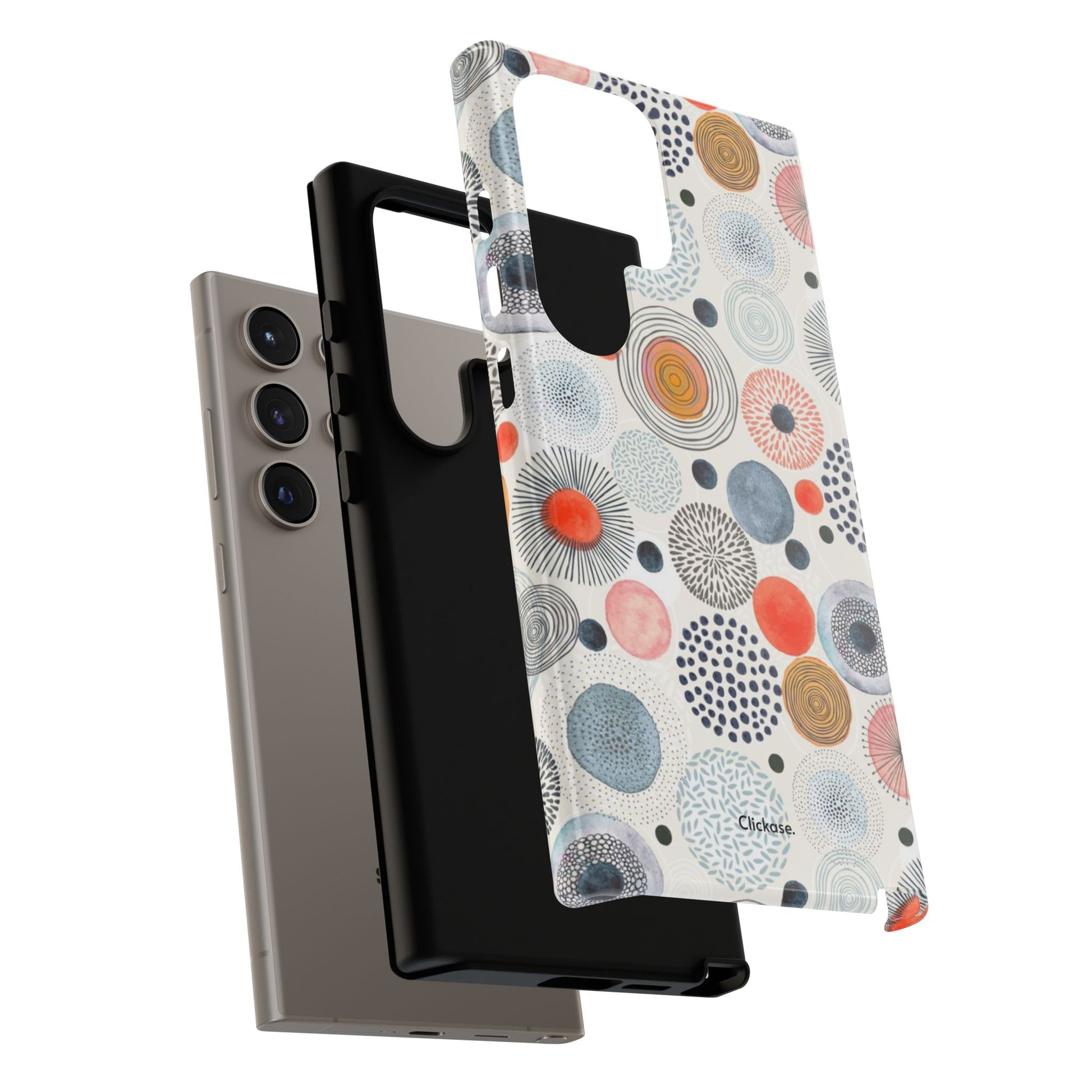 Colorful Abstract Tough Phone Case by