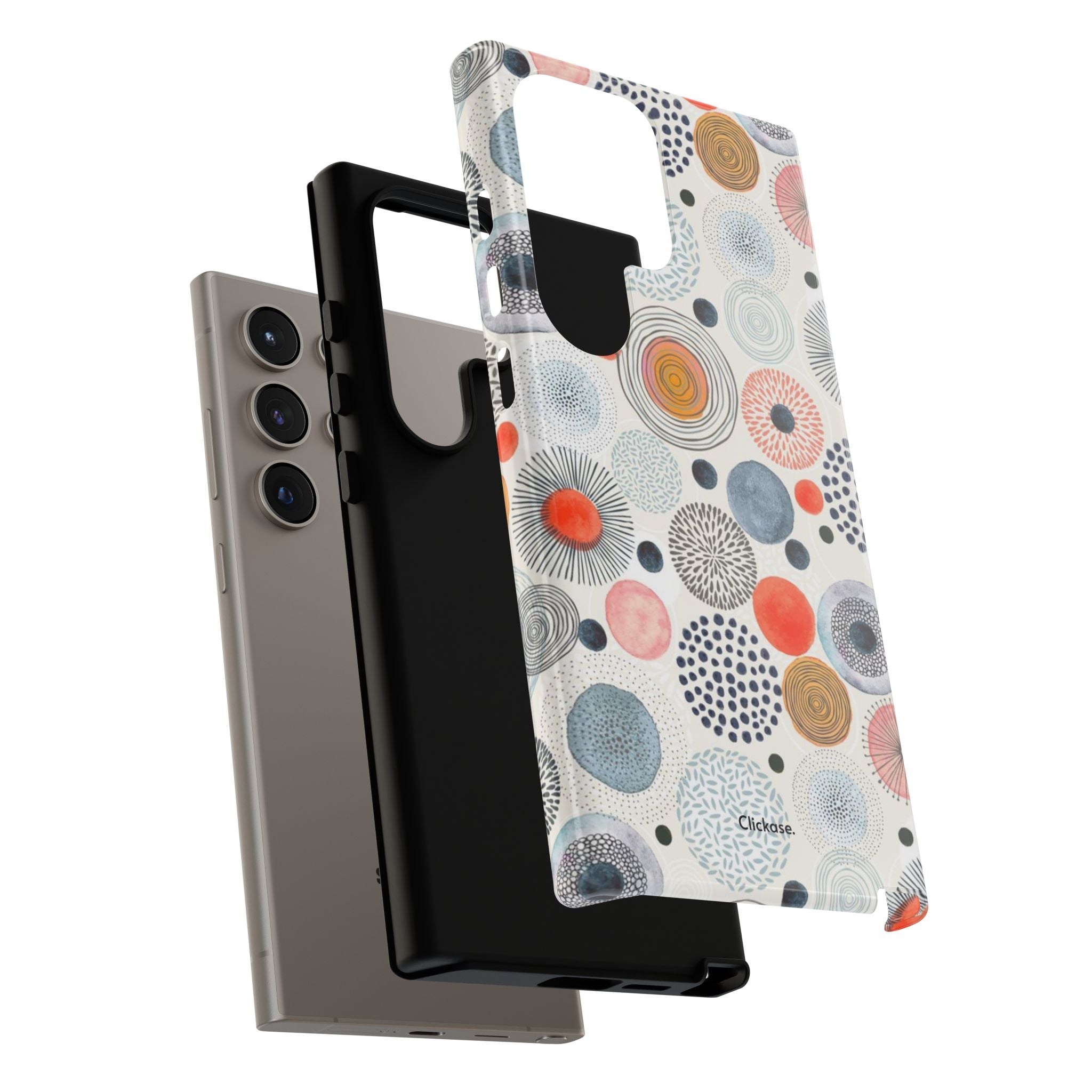 Colorful Abstract Tough Phone Case by