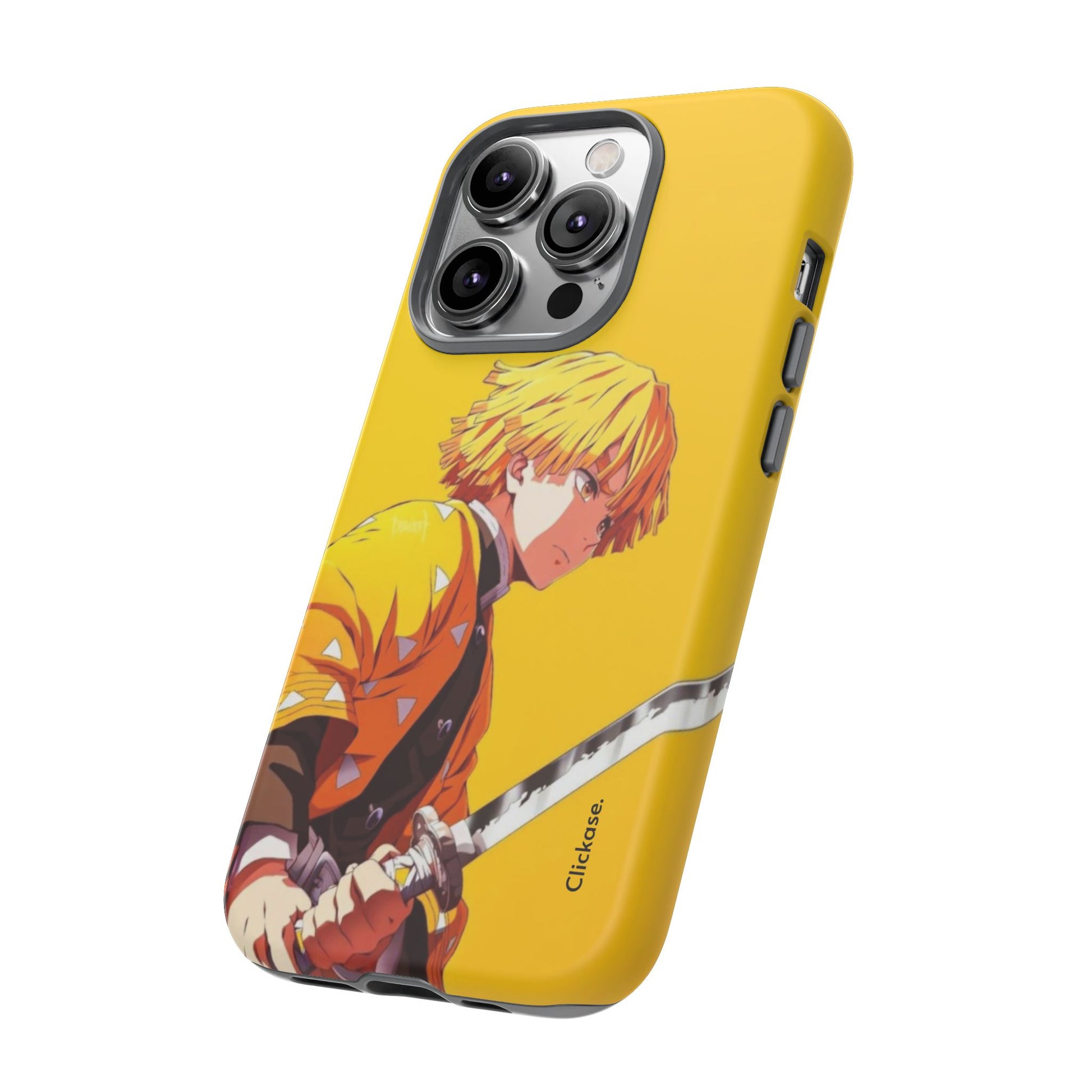 Zenitsu Agatsuma – Thunder Breathing Lightning Strike Tough Phone Case by