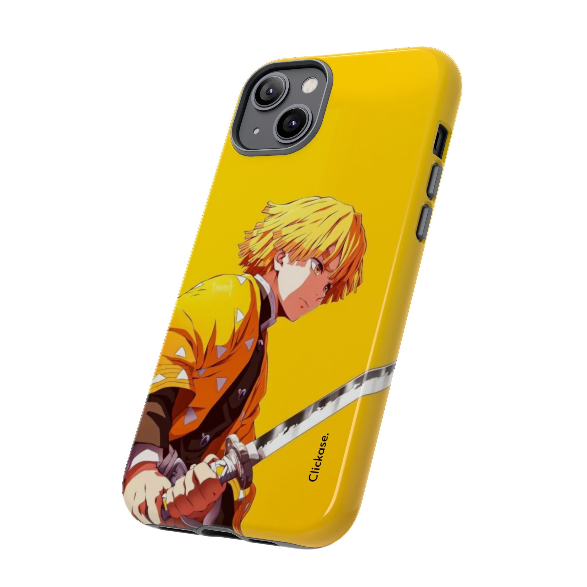 Zenitsu Agatsuma – Thunder Breathing Lightning Strike Tough Phone Case by