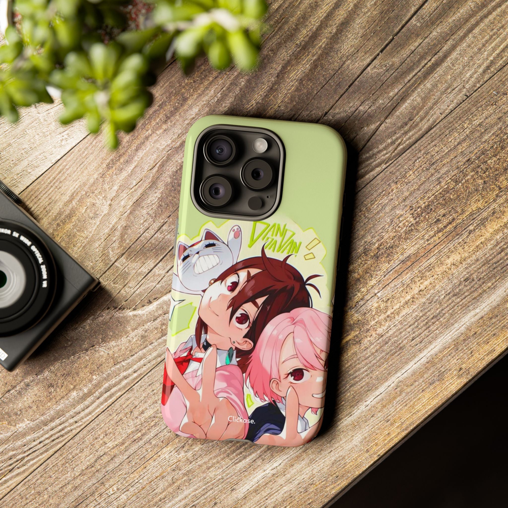 Momo & Aira - Dan Da Dan Tough Phone CasePhone CaseClickase®Momo & Aira