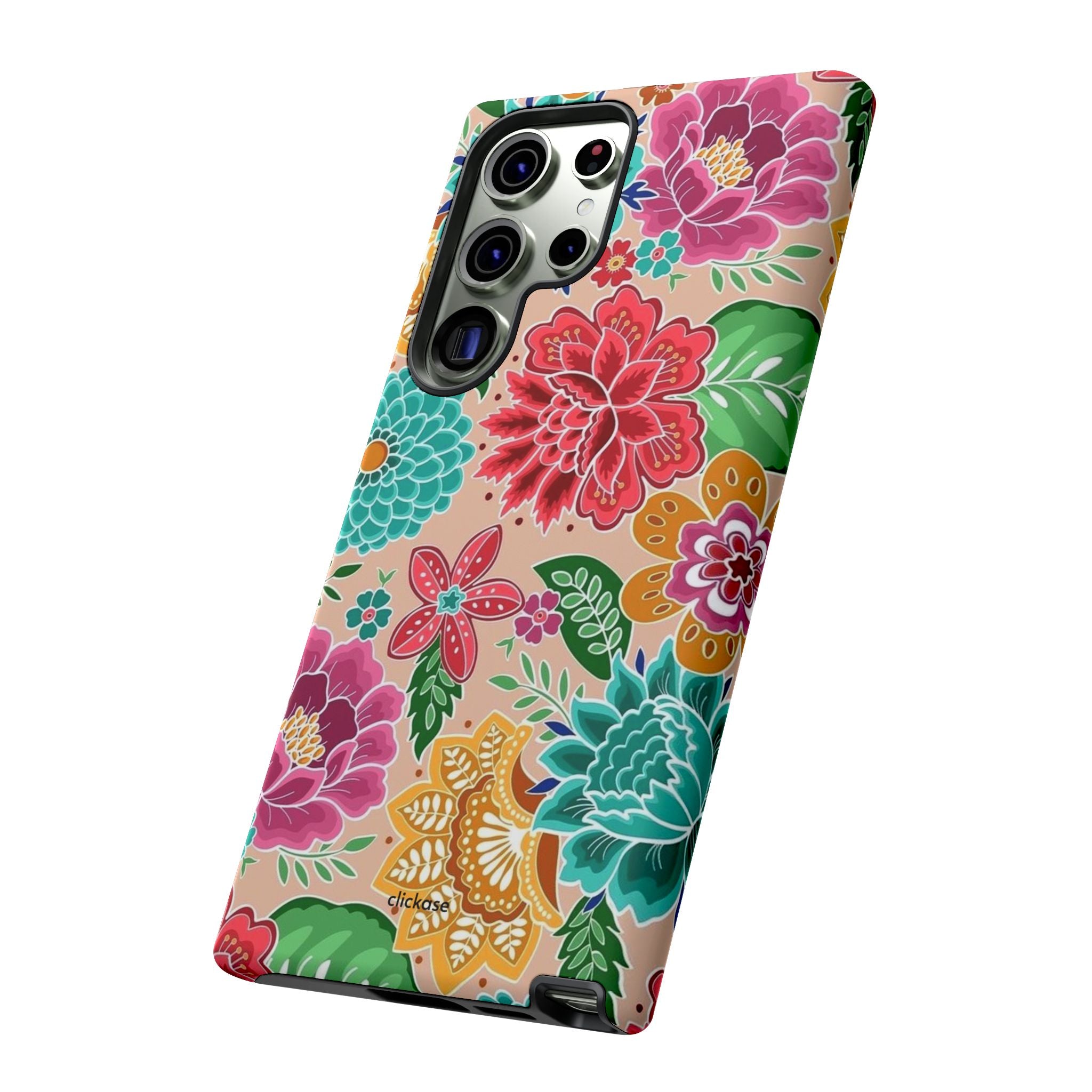 Cute Floral Design Tough Phone Case by