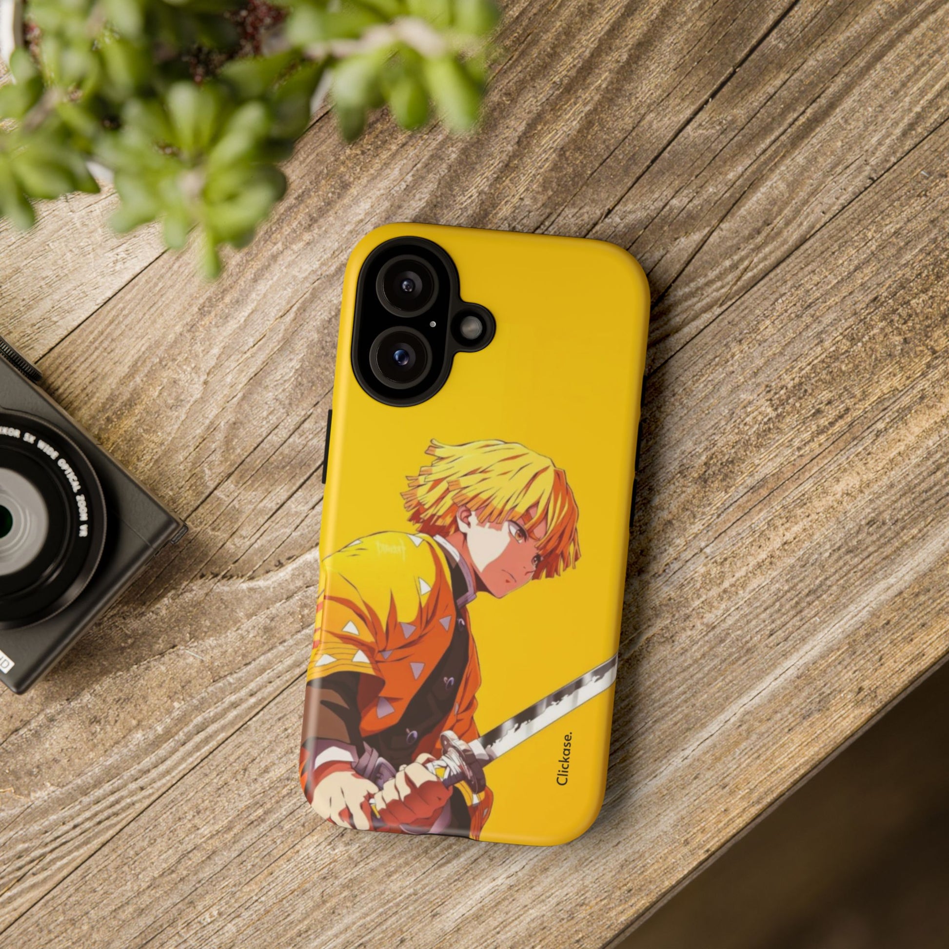 Zenitsu Agatsuma – Thunder Breathing Lightning Strike Tough Phone Case by