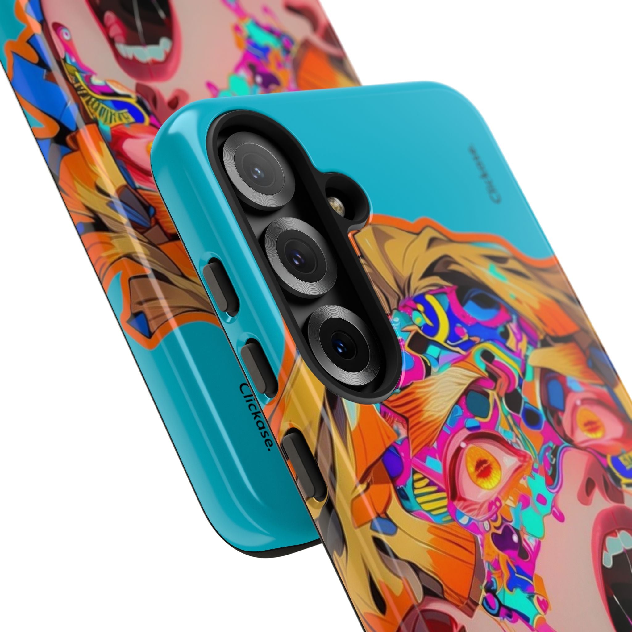 Zenitsu Agatsuma – Neon Thunder Pop Art Tough Phone Case by