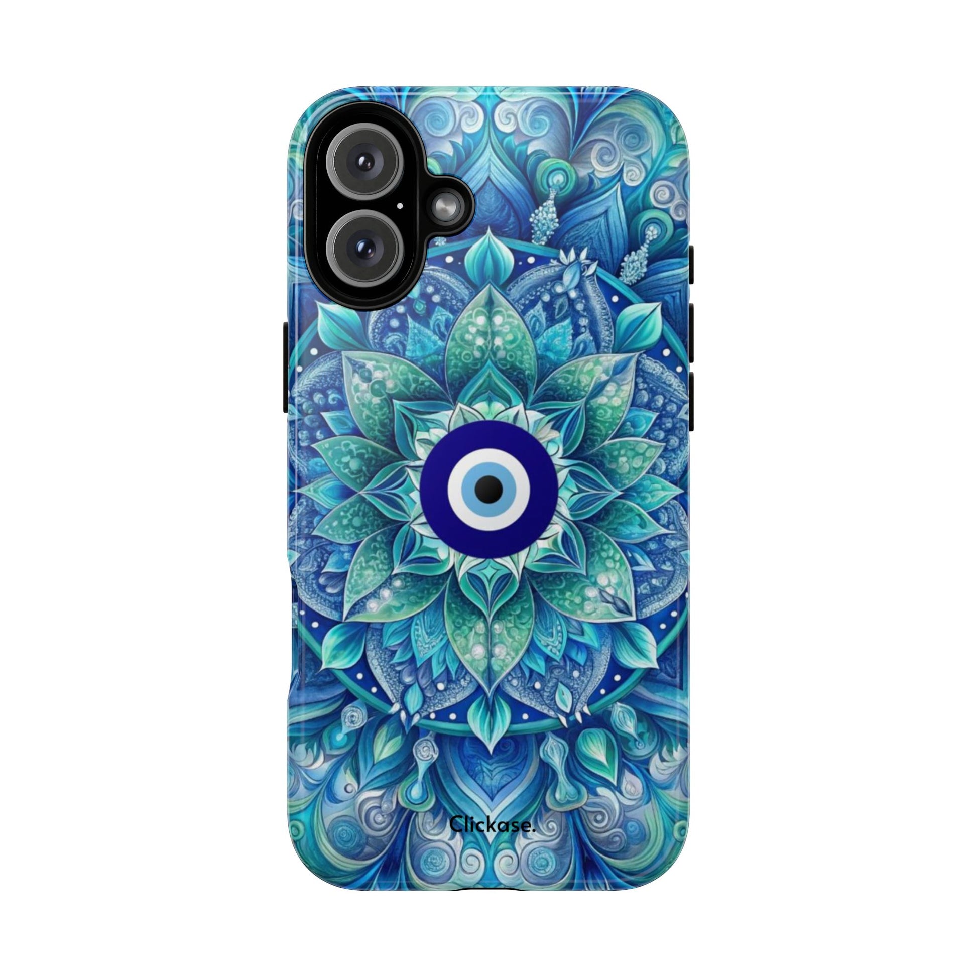 Mandala Design Blue Eye Pattern Tough Phone Case by