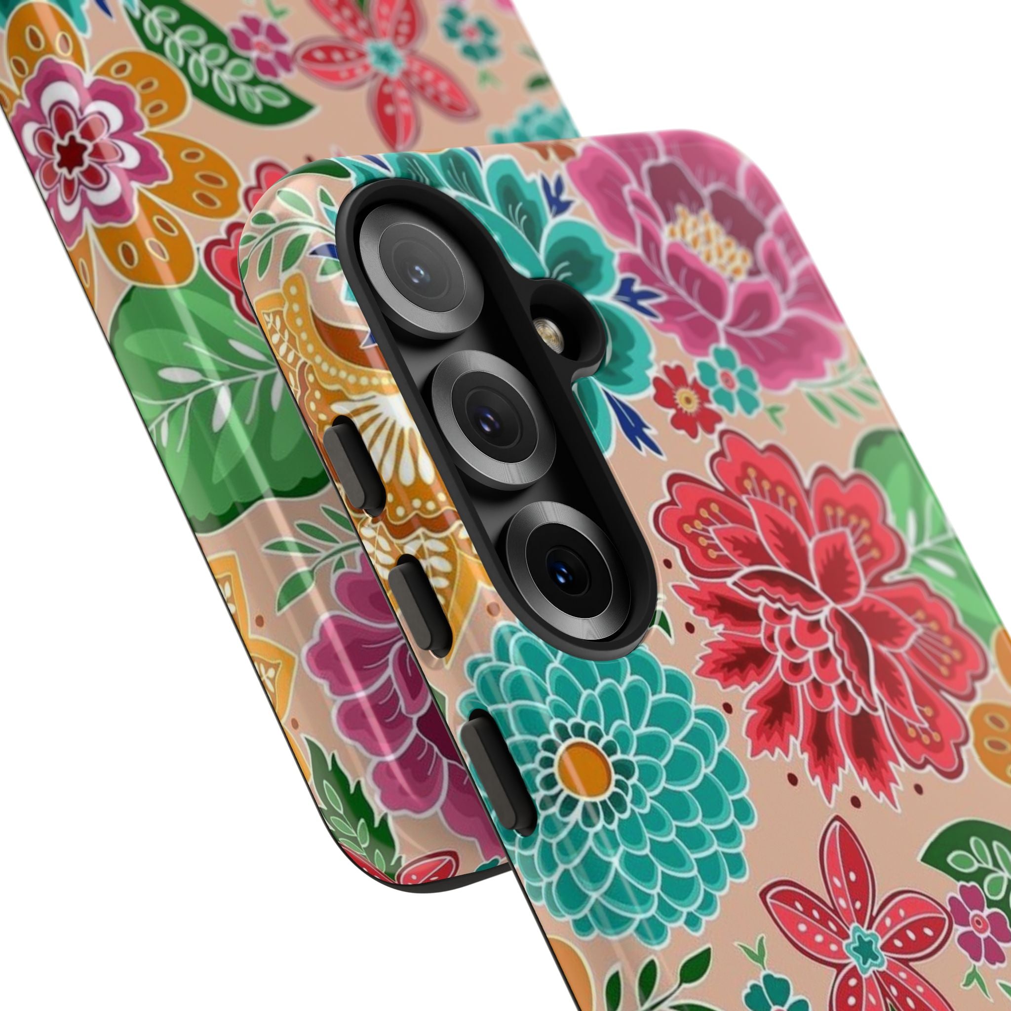 Cute Floral Design Tough Phone Case by