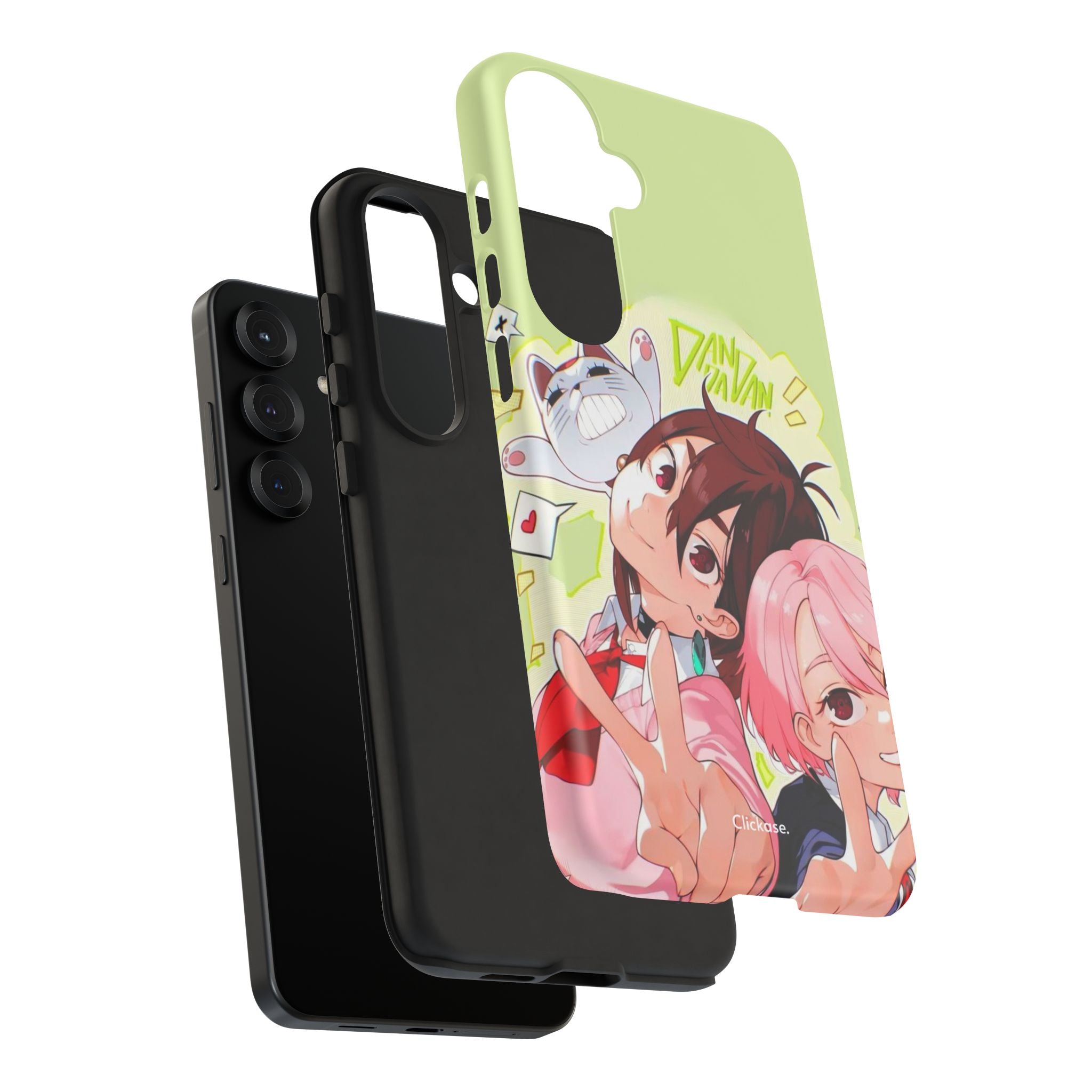 Momo & Aira - Dan Da Dan Tough Phone CasePhone CaseClickase®Momo & Aira