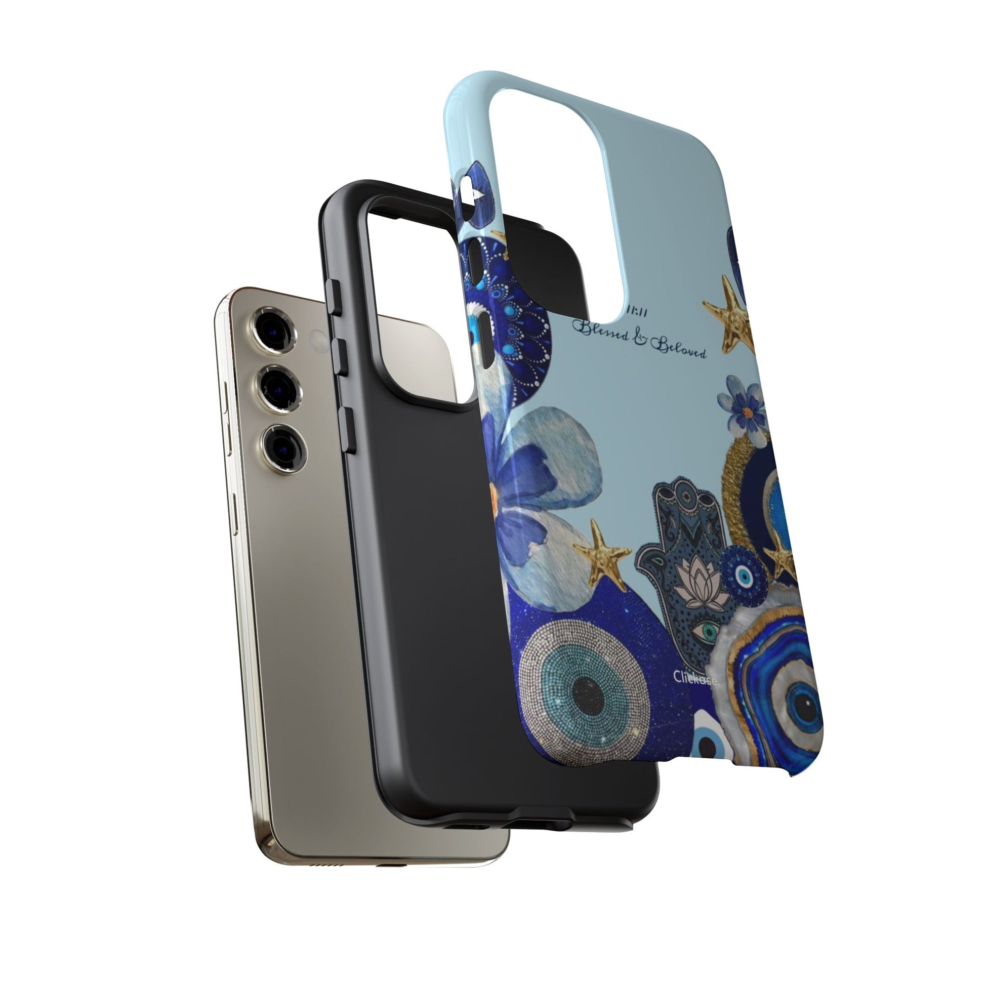 Hamsa Ocean-Inspired Tough Phone Case by