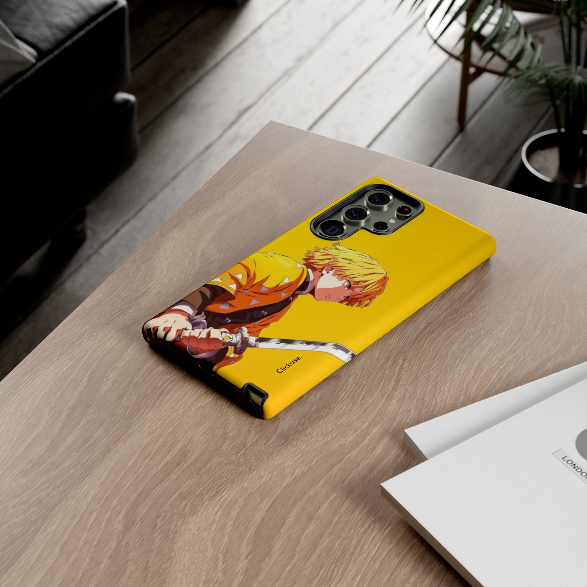 Zenitsu Agatsuma – Thunder Breathing Lightning Strike Tough Phone Case by