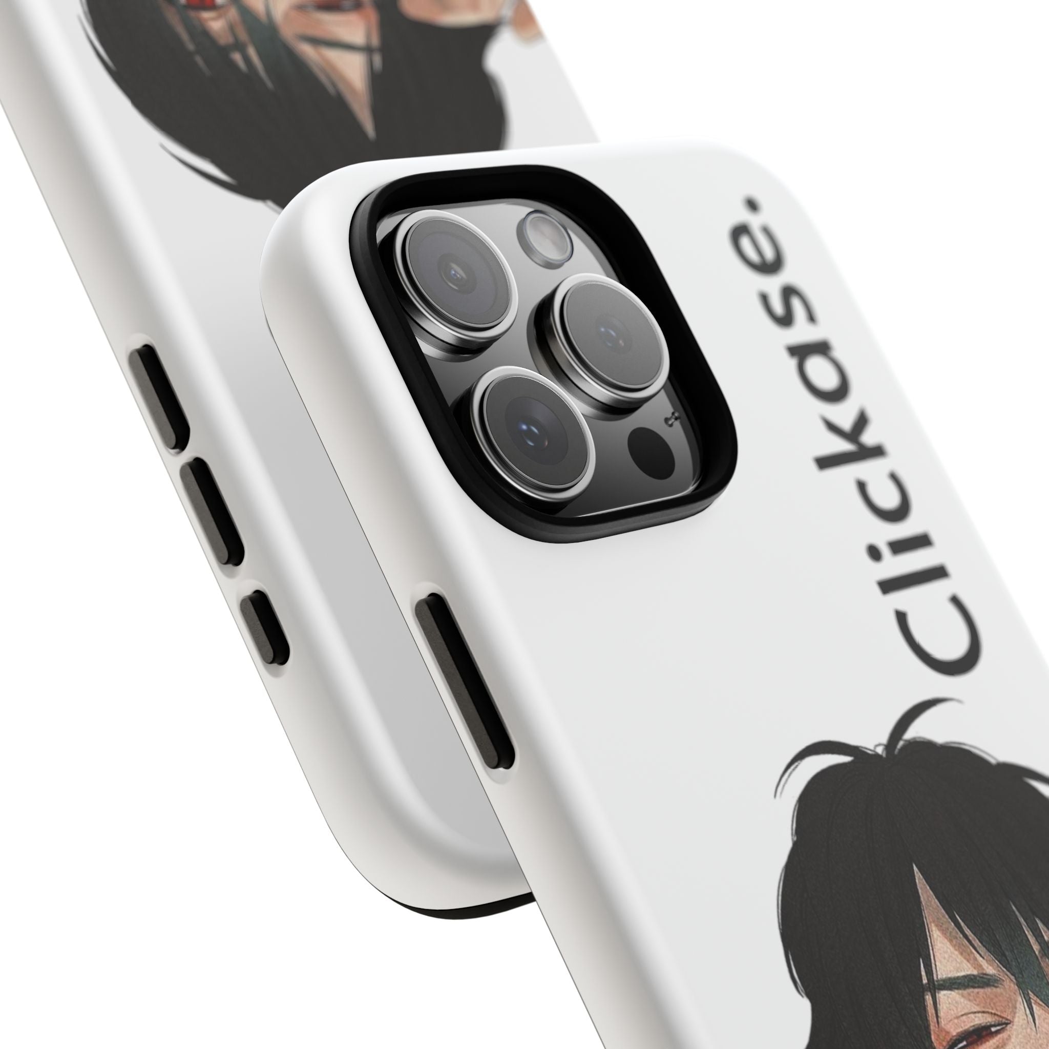 Edgy Anime Rebel Character - Tough Phone Case by