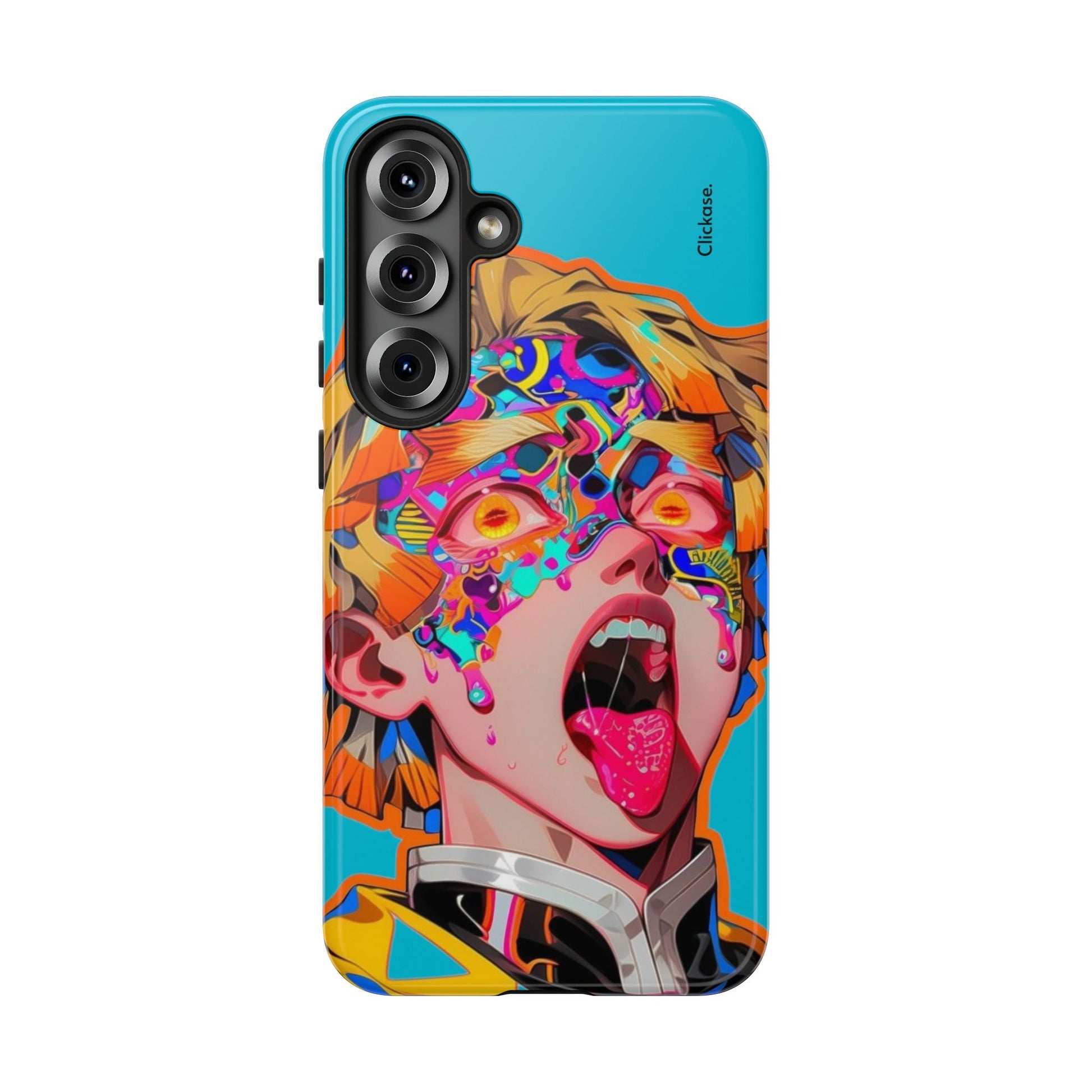 Zenitsu Agatsuma – Neon Thunder Pop Art Tough Phone Case by