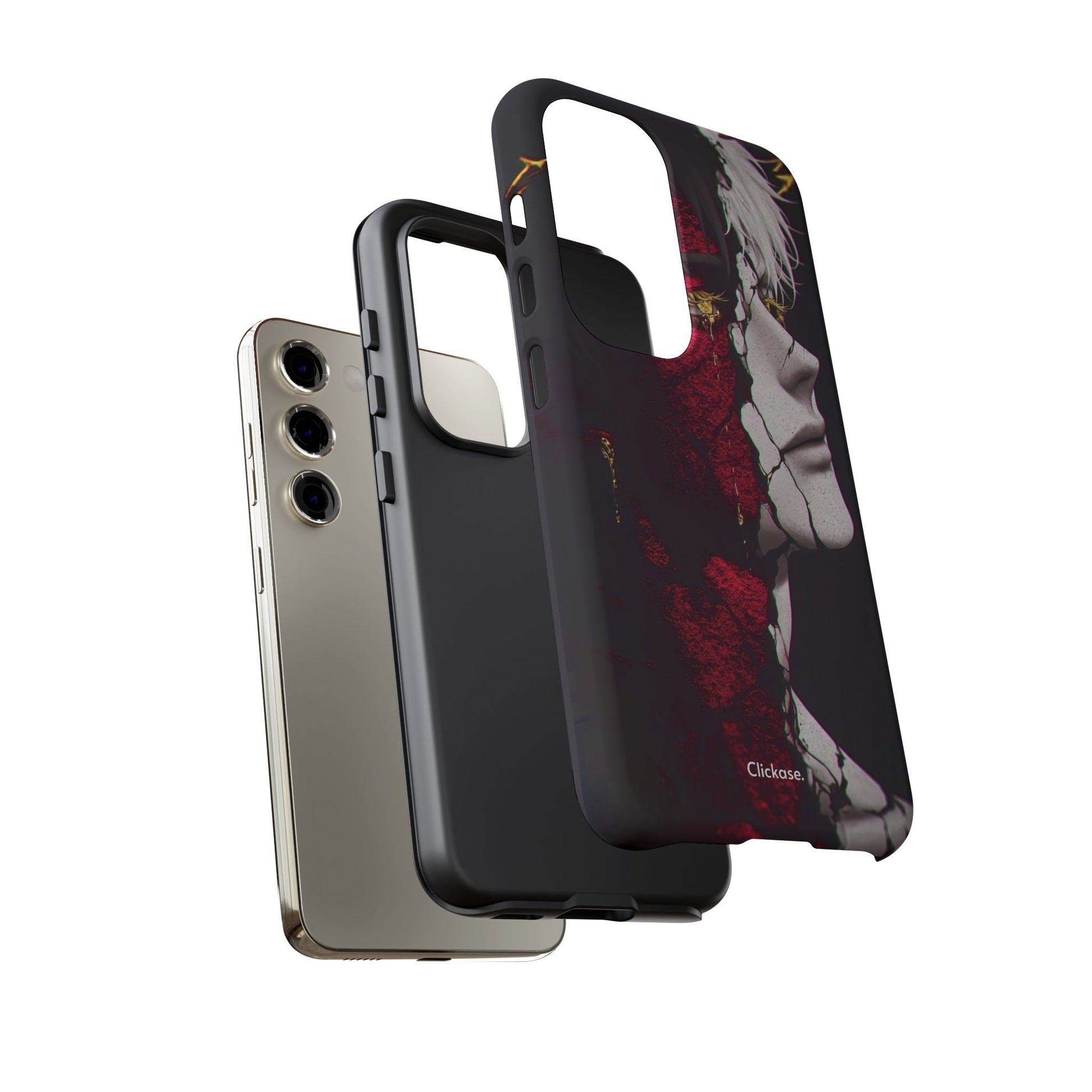 Duality Split Face Anime - Tough Phone Case by