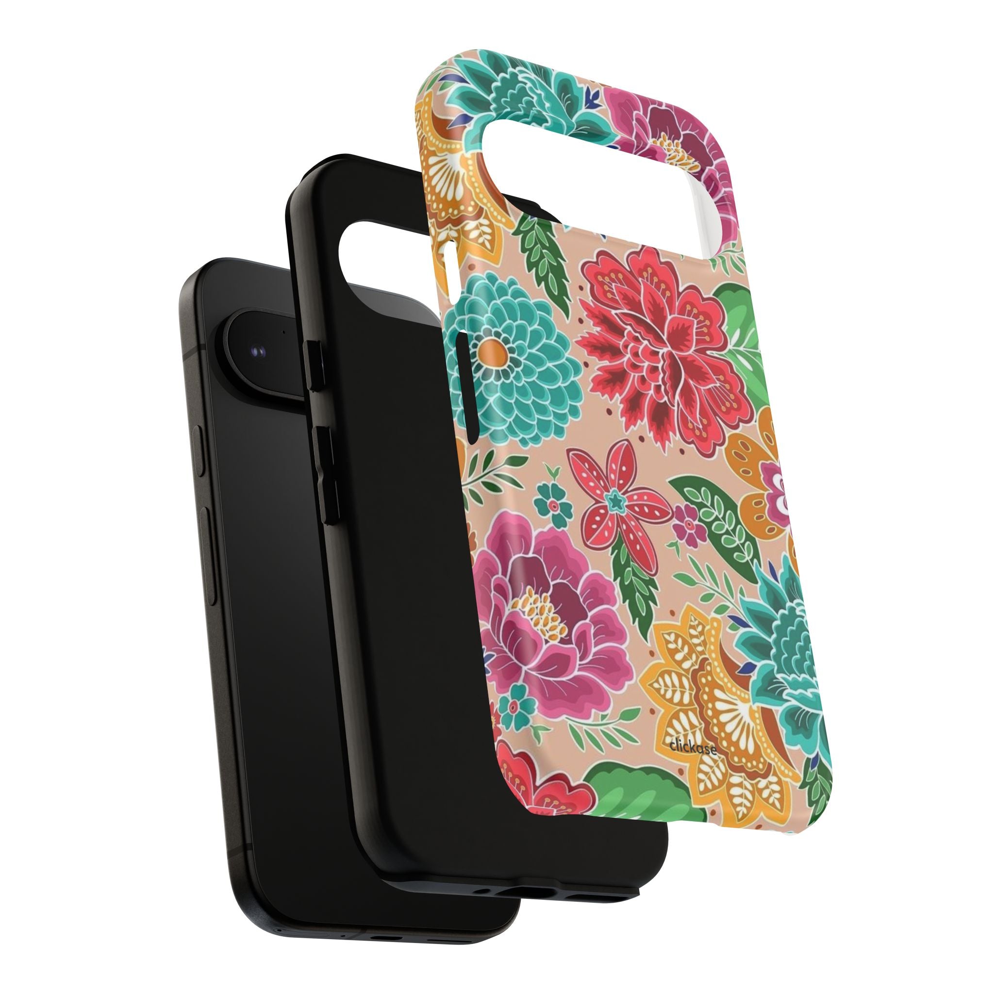 Cute Floral Design Tough Phone Case by