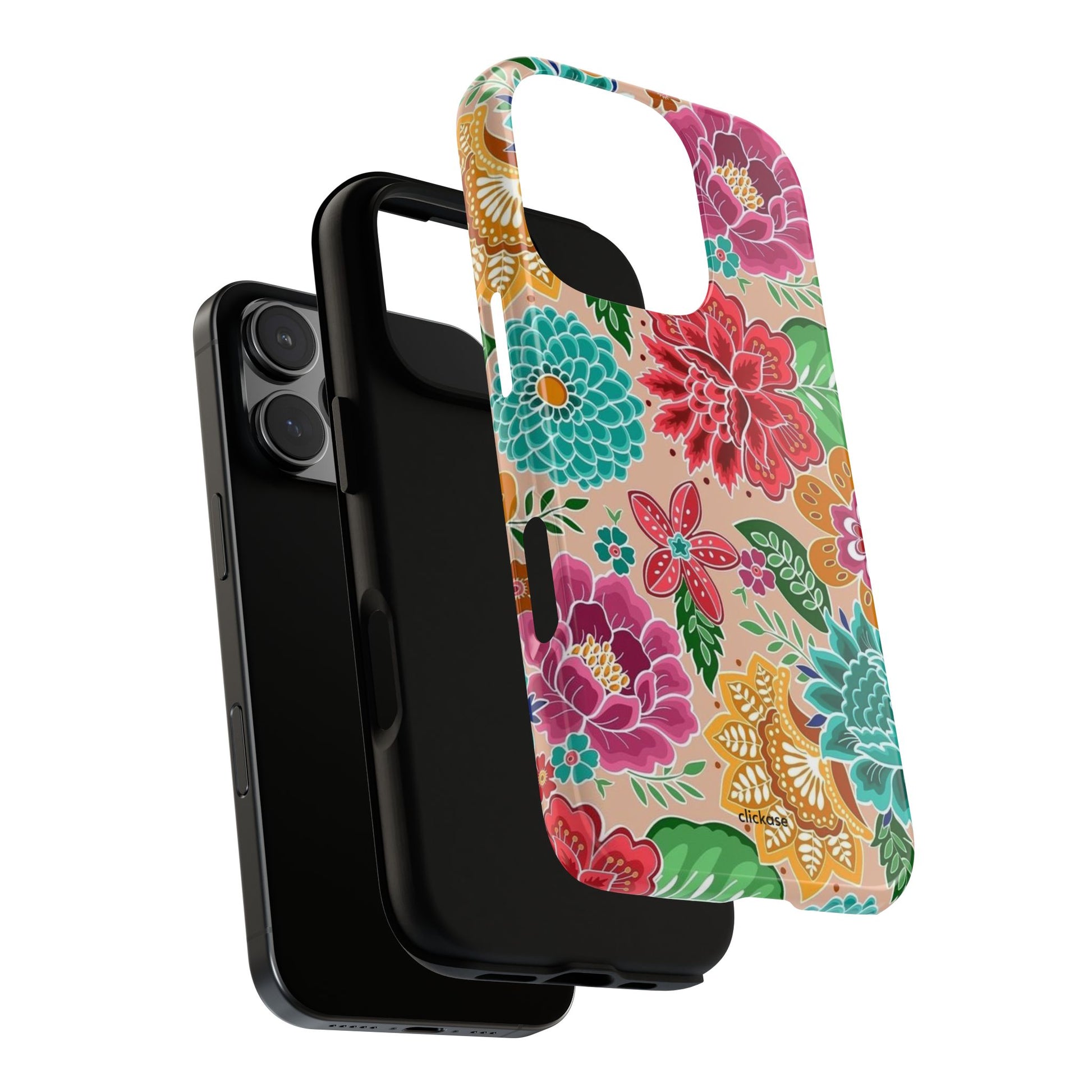 Cute Floral Design Tough Phone Case by