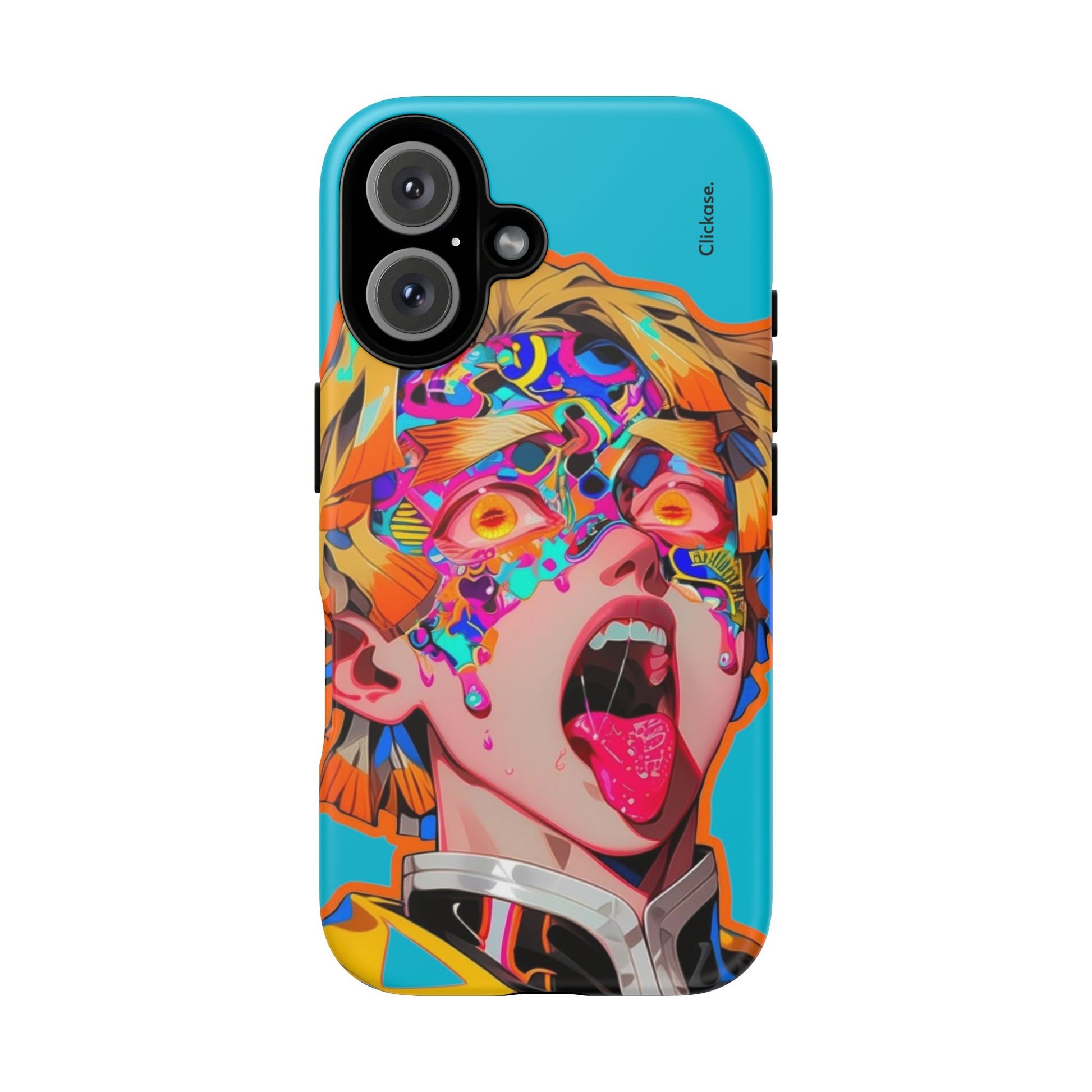 Zenitsu Agatsuma – Neon Thunder Pop Art Tough Phone Case by