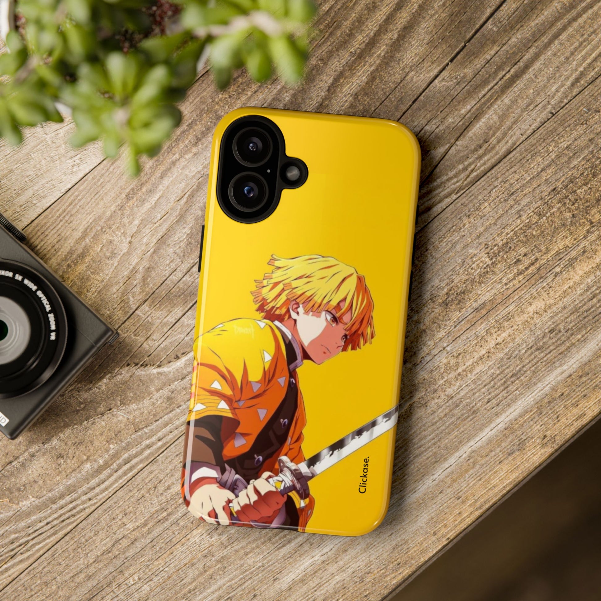 Zenitsu Agatsuma – Thunder Breathing Lightning Strike Tough Phone Case by