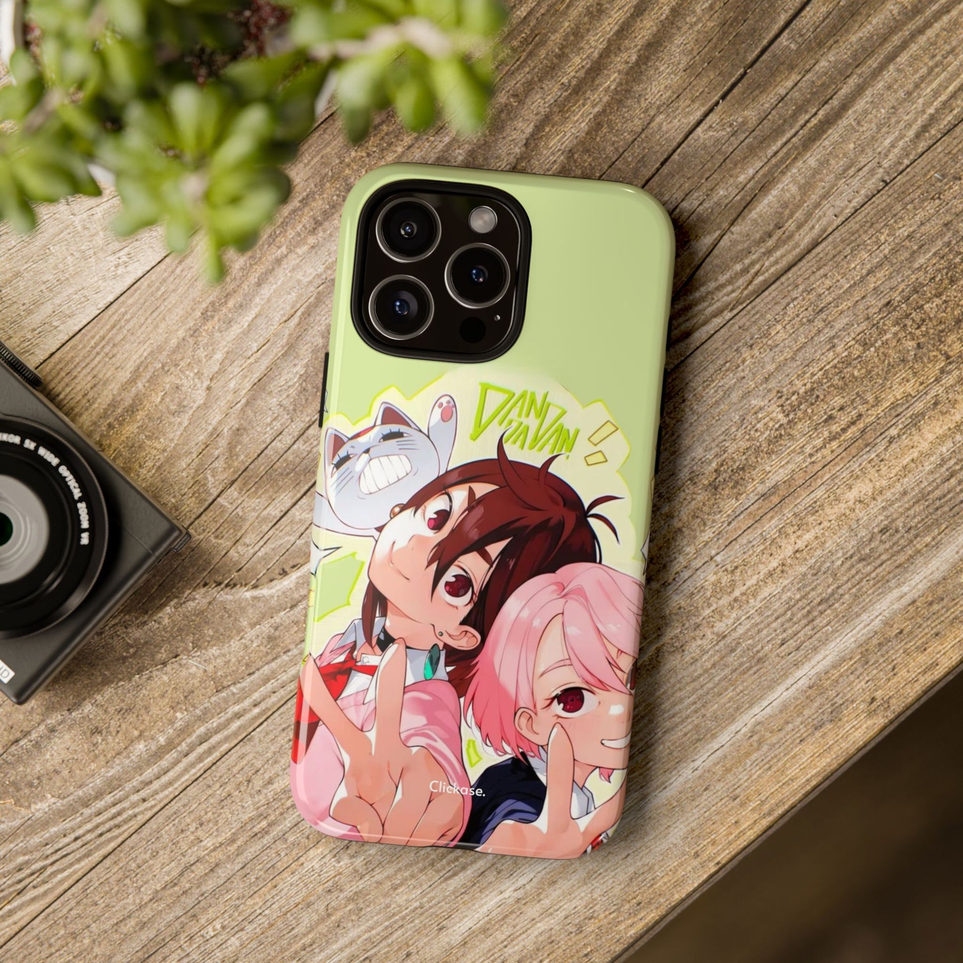 Momo & Aira - Dan Da Dan Tough Phone CasePhone CaseClickase®Momo & Aira