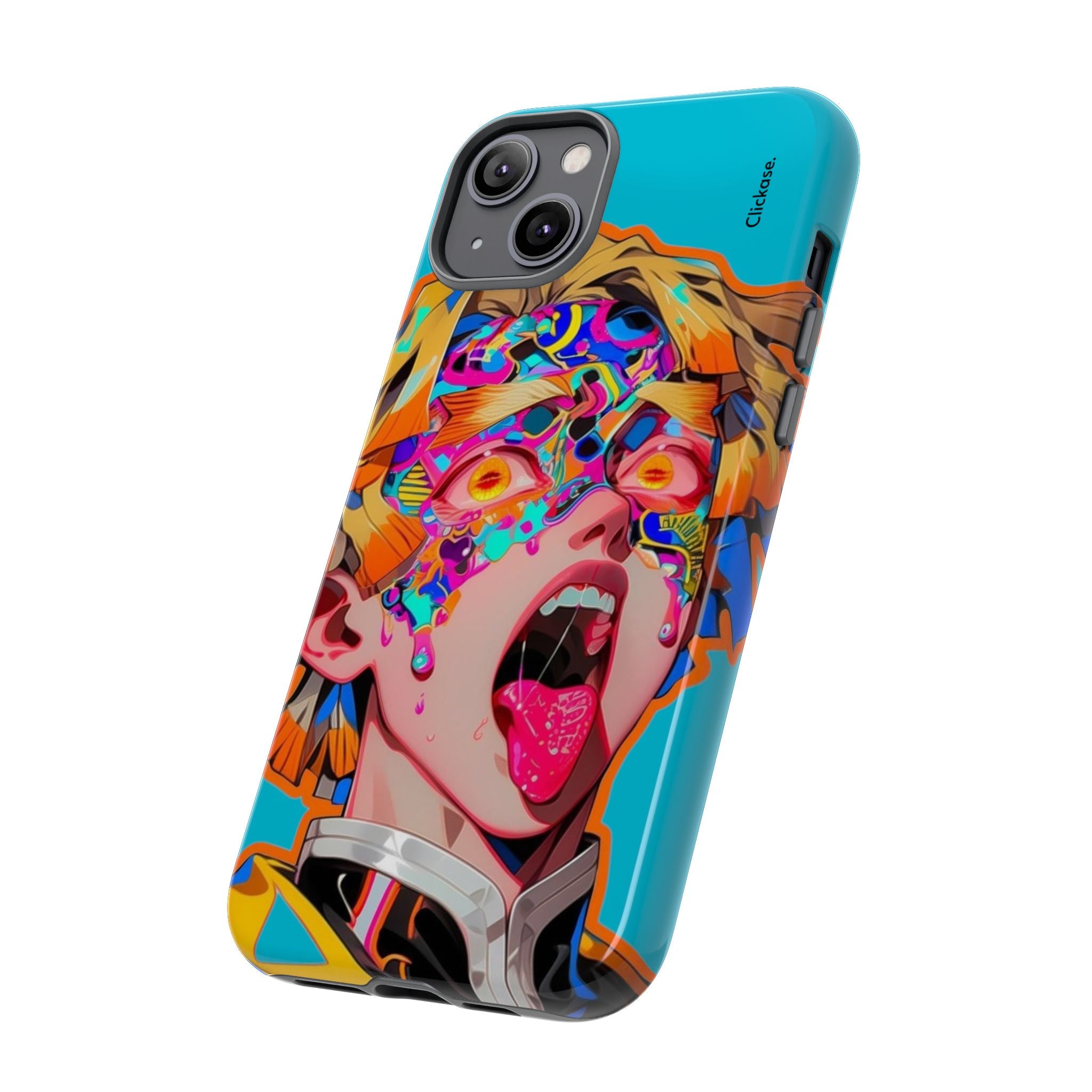 Zenitsu Agatsuma – Neon Thunder Pop Art Tough Phone Case by