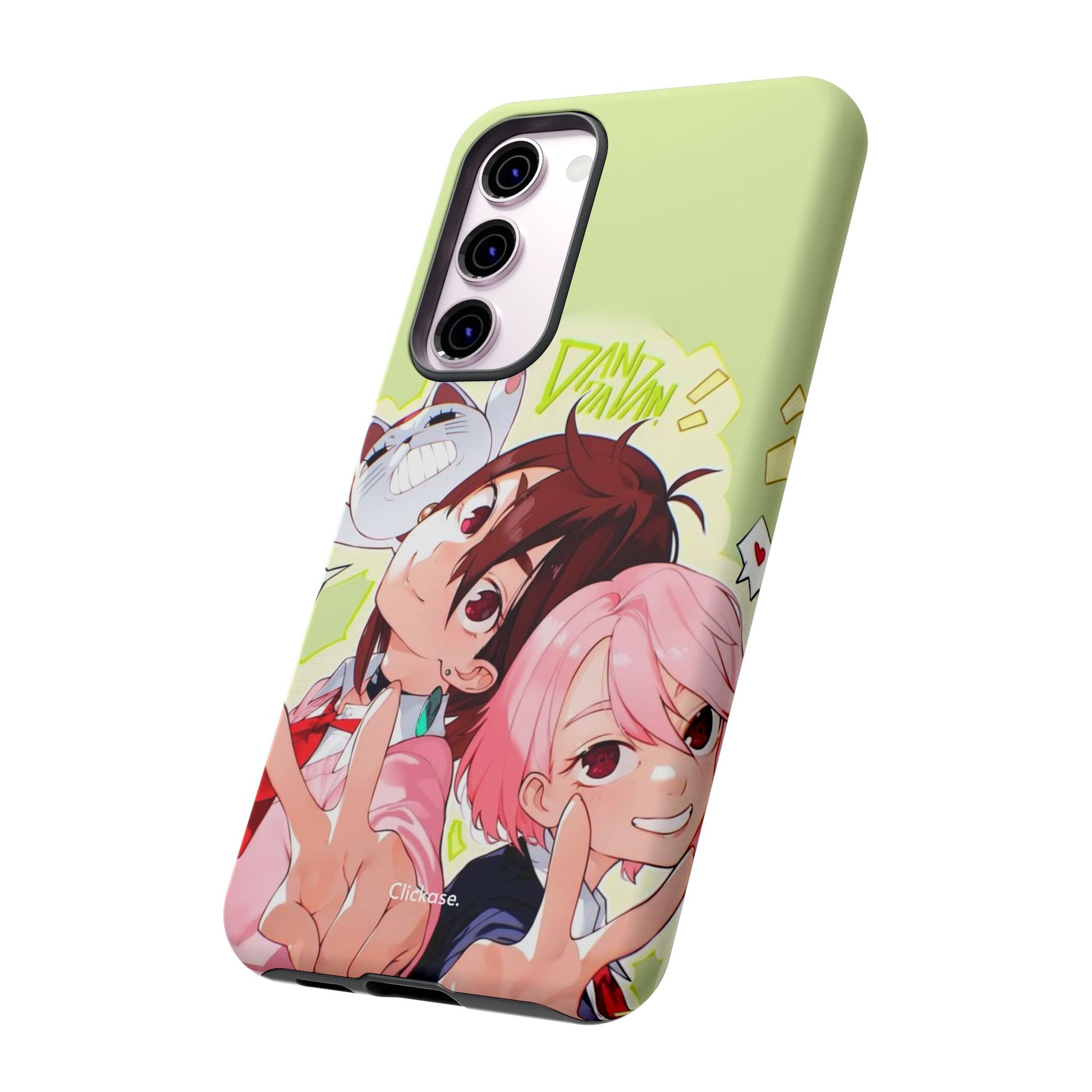 Momo & Aira - Dan Da Dan Tough Phone CasePhone CaseClickase®Momo & Aira