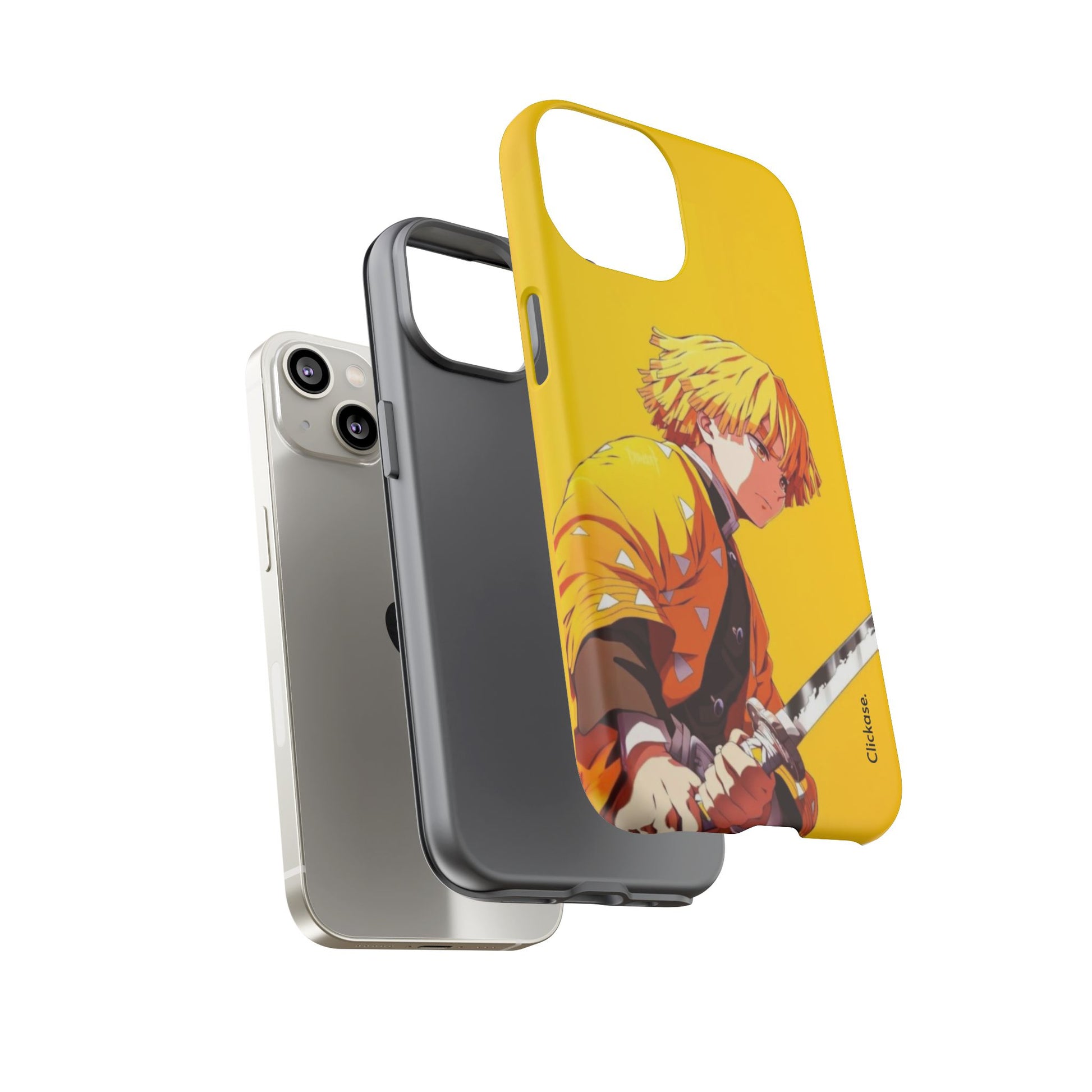 Zenitsu Agatsuma – Thunder Breathing Lightning Strike Tough Phone Case by