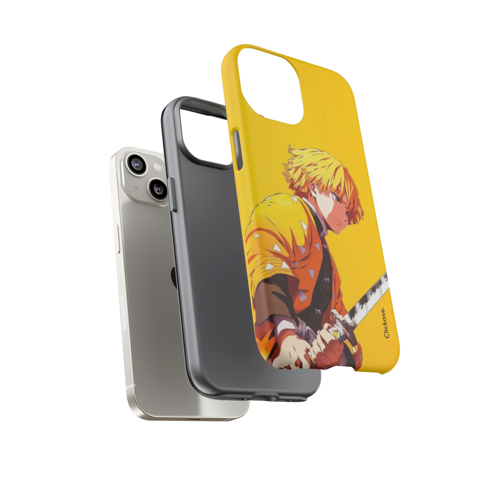 Zenitsu Agatsuma – Thunder Breathing Lightning Strike Tough Phone Case by