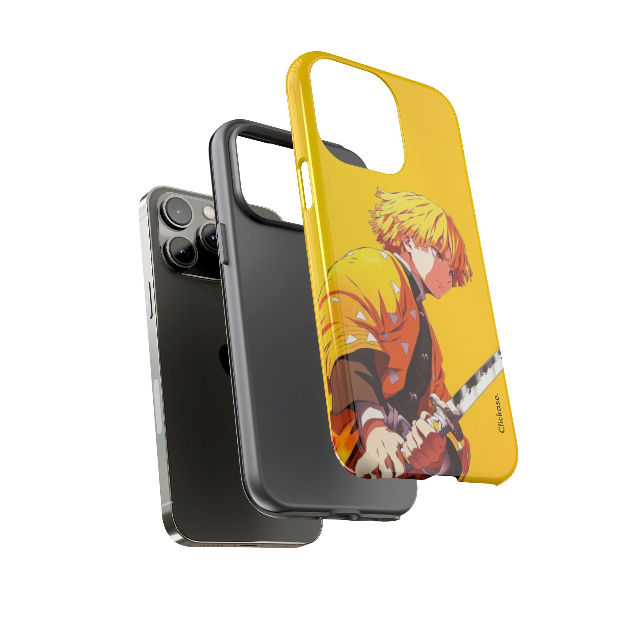 Zenitsu Agatsuma – Thunder Breathing Lightning Strike Tough Phone Case by