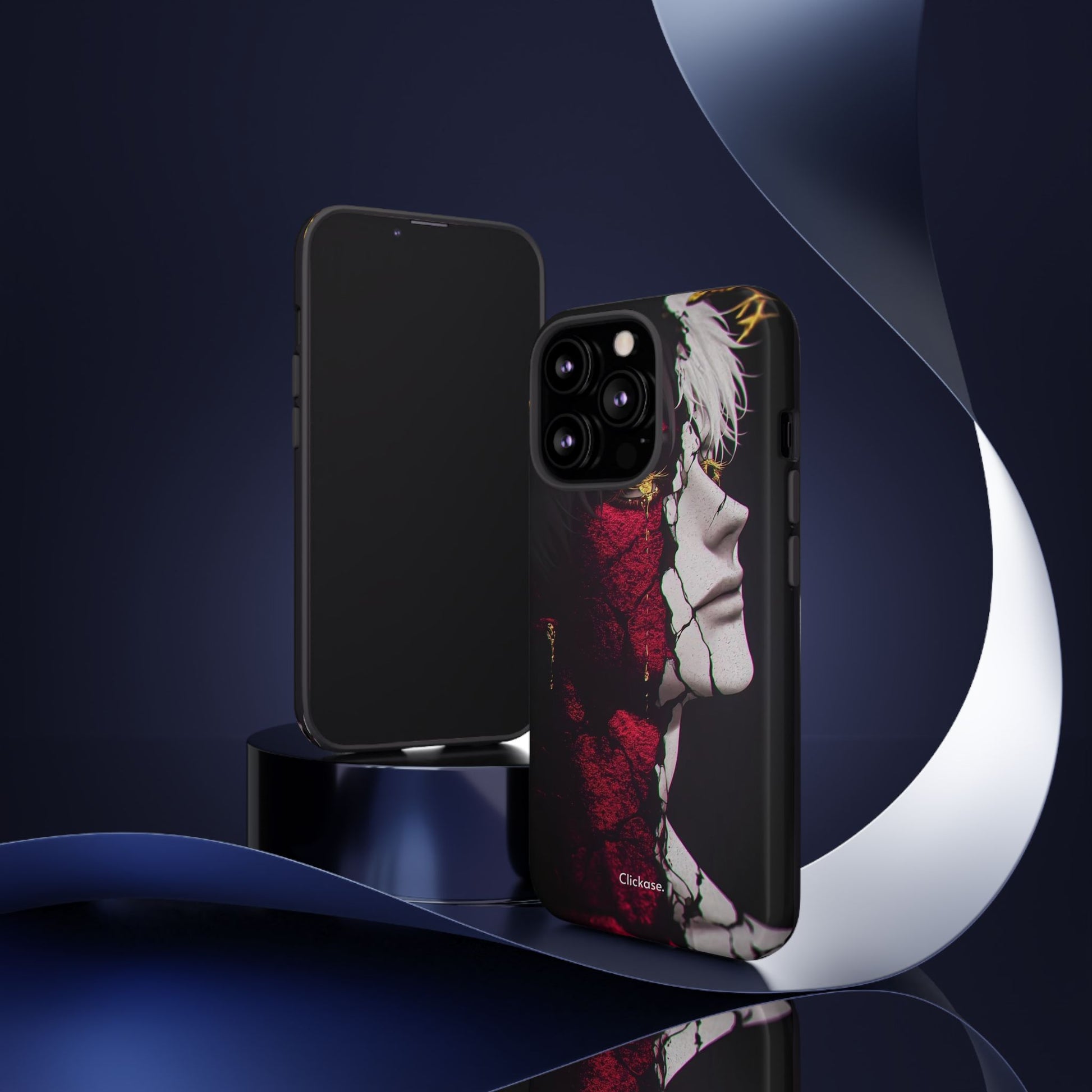 Duality Split Face Anime - Tough Phone Case by